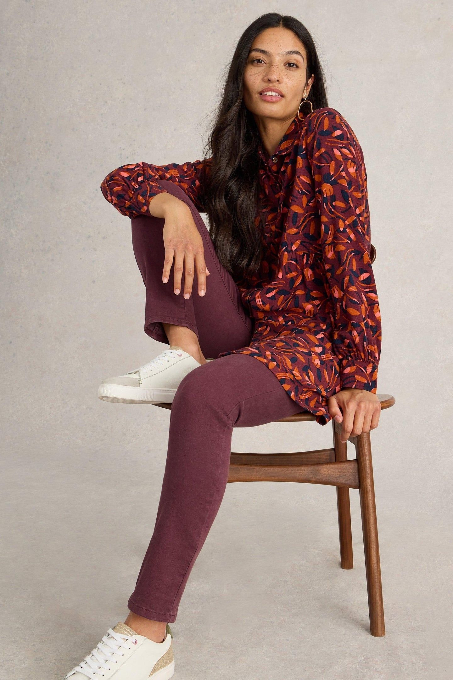 JANEY JEGGING DARK PLUM 7