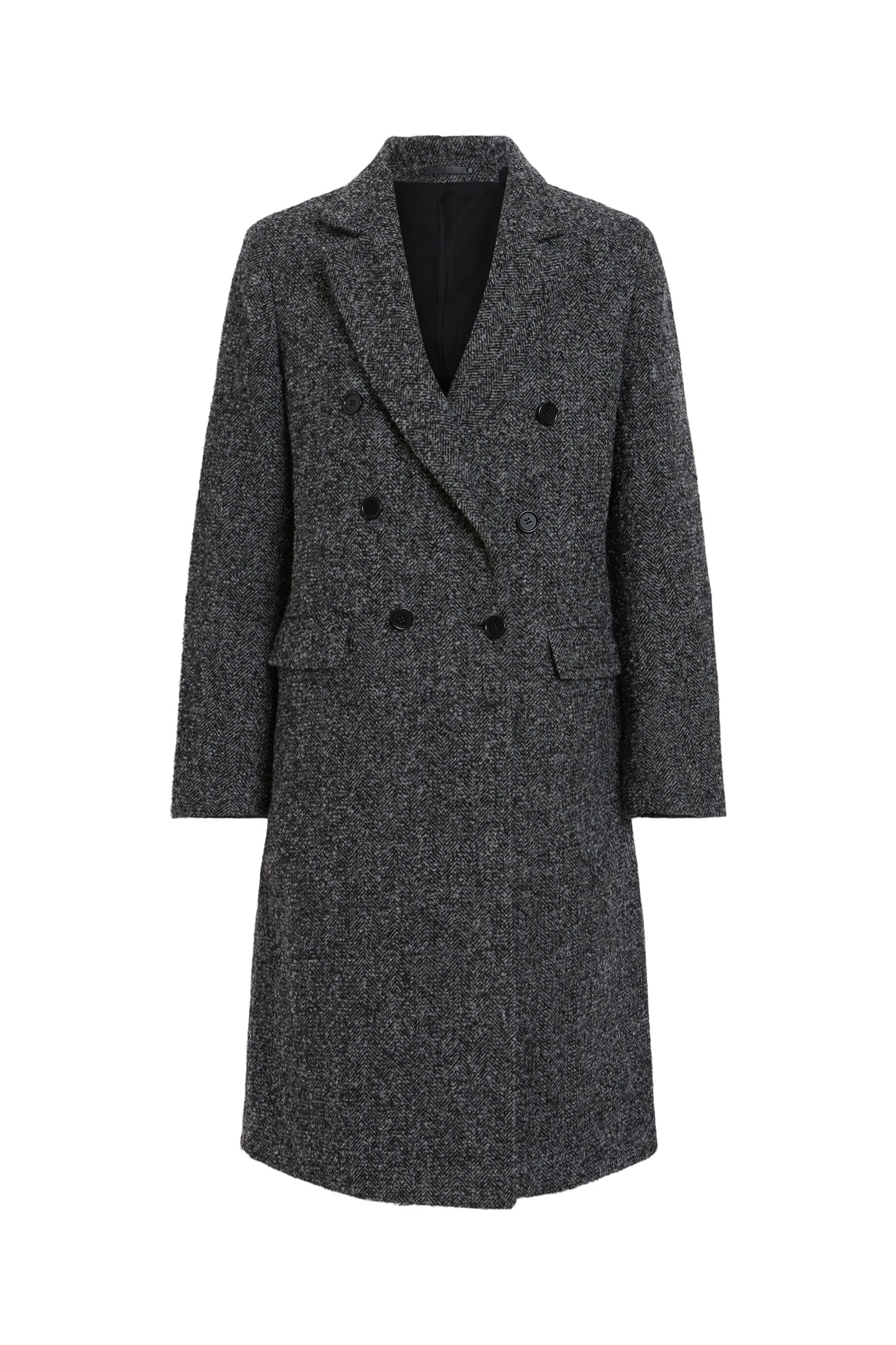 KEEGAN COAT BLACK/WHITE 9