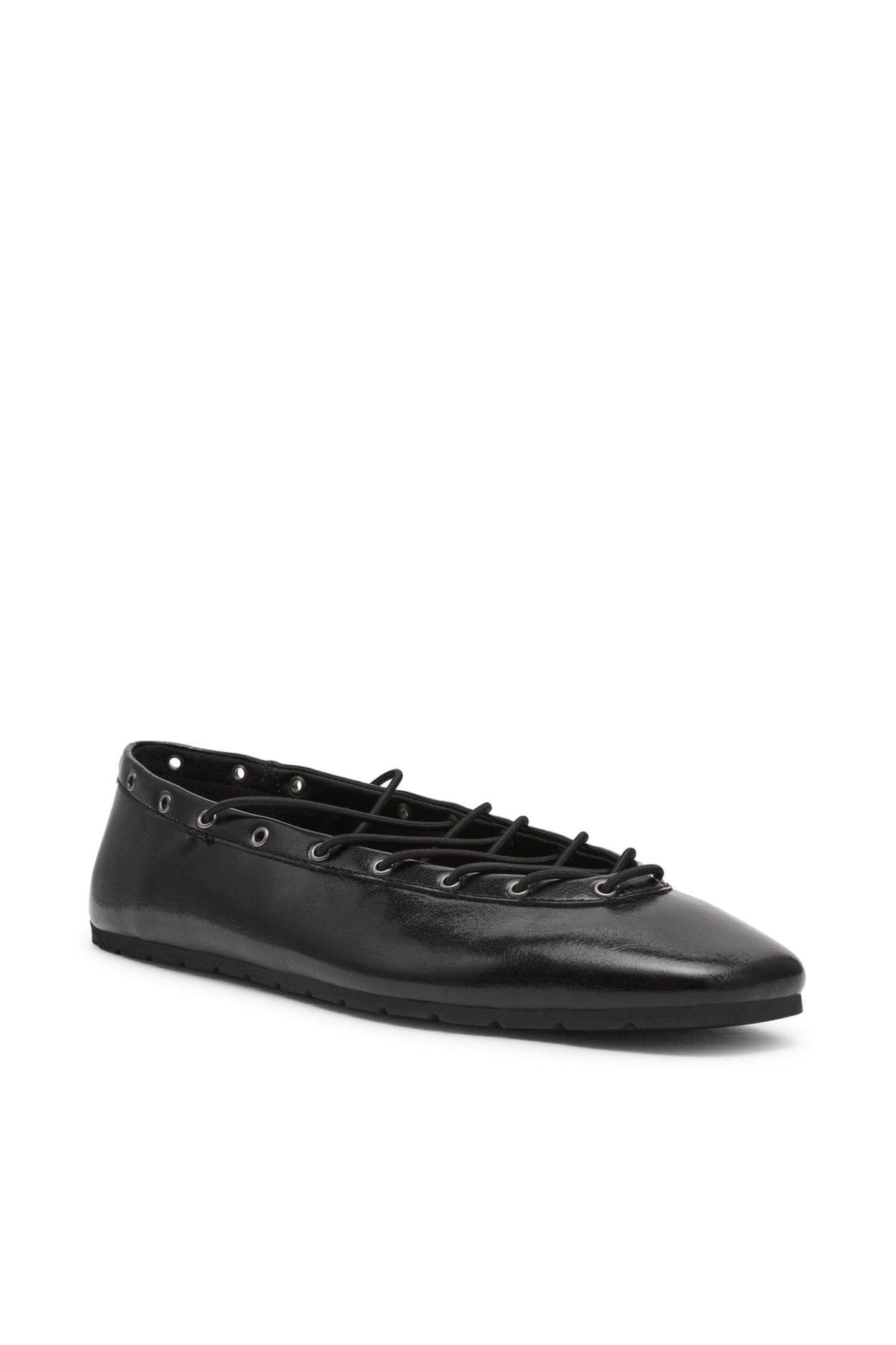 POINTE FLAT SHOES BLACK 2