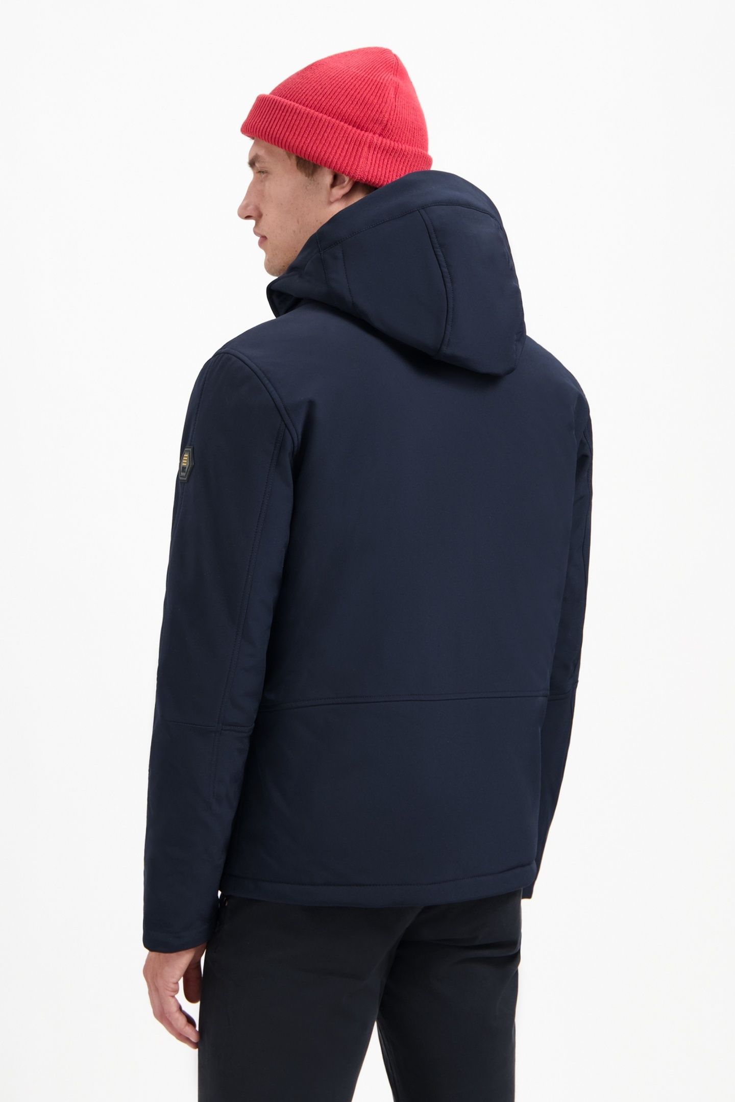 JACKET SHORT FIT HOODED SOFTSHELL STRETCH NIGHT 4