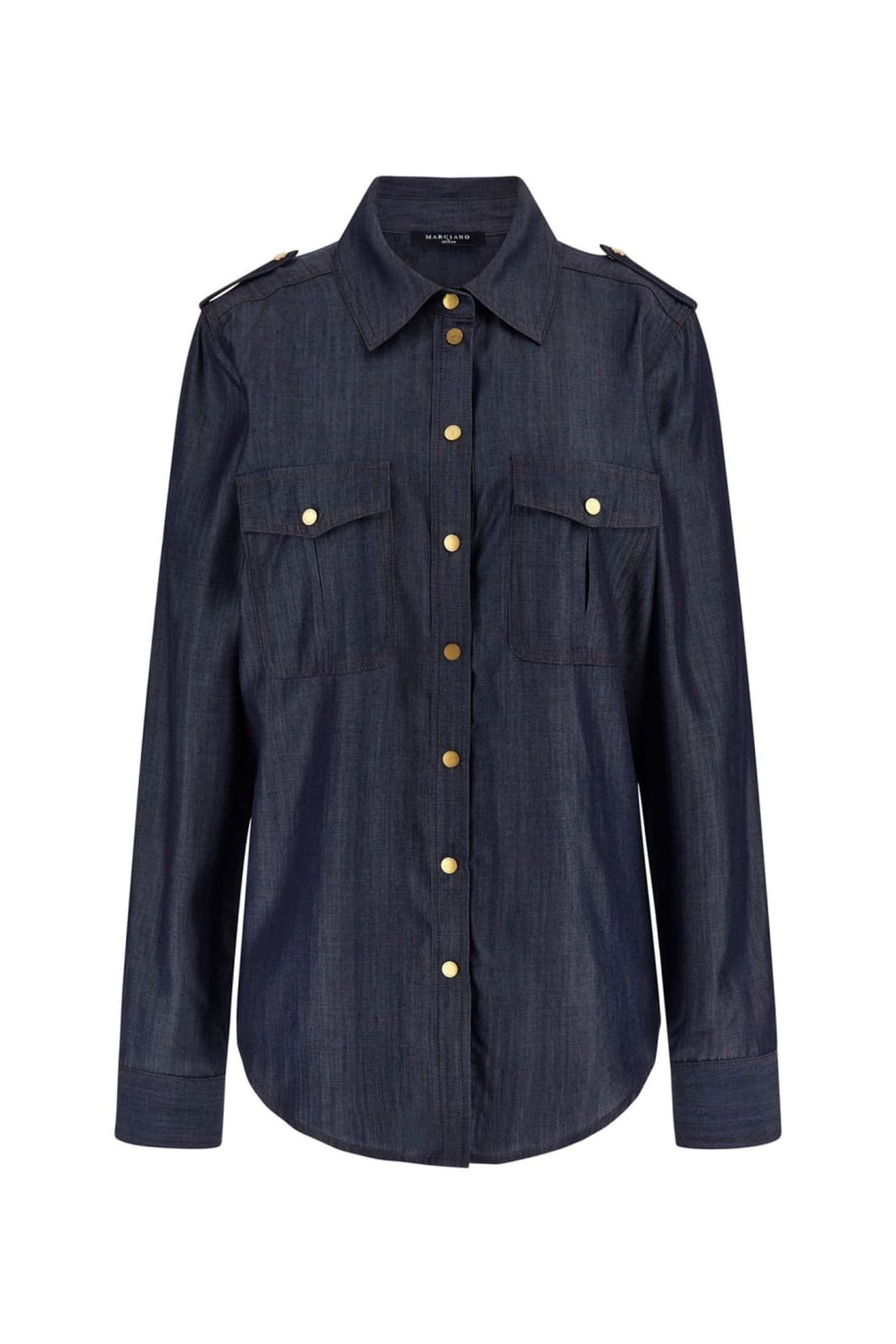 CARLA LS SHIRT DENIM DARK BLUE 2