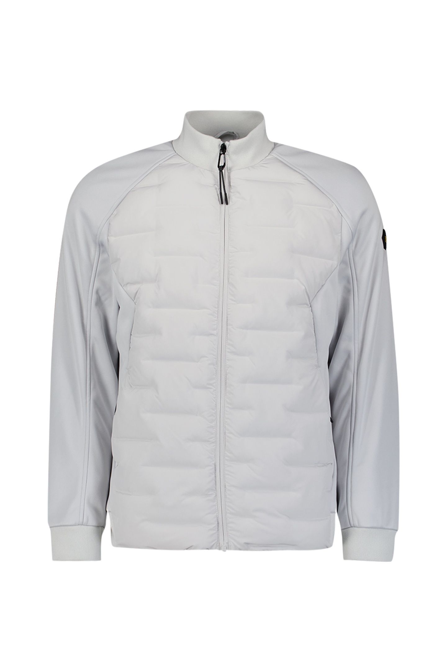 JACKET SHORT FIT SEALED KNITTED MIX CHALK 5