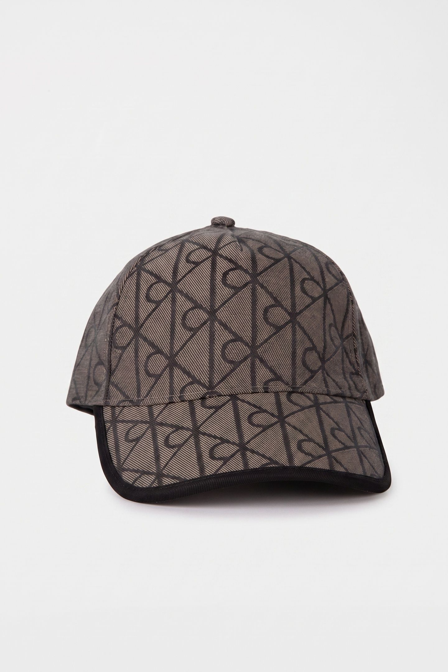 LOGO ALL-OVER PRINT JACQUARD BUCKET HAT LOTUS BEIGE/BLACK 1