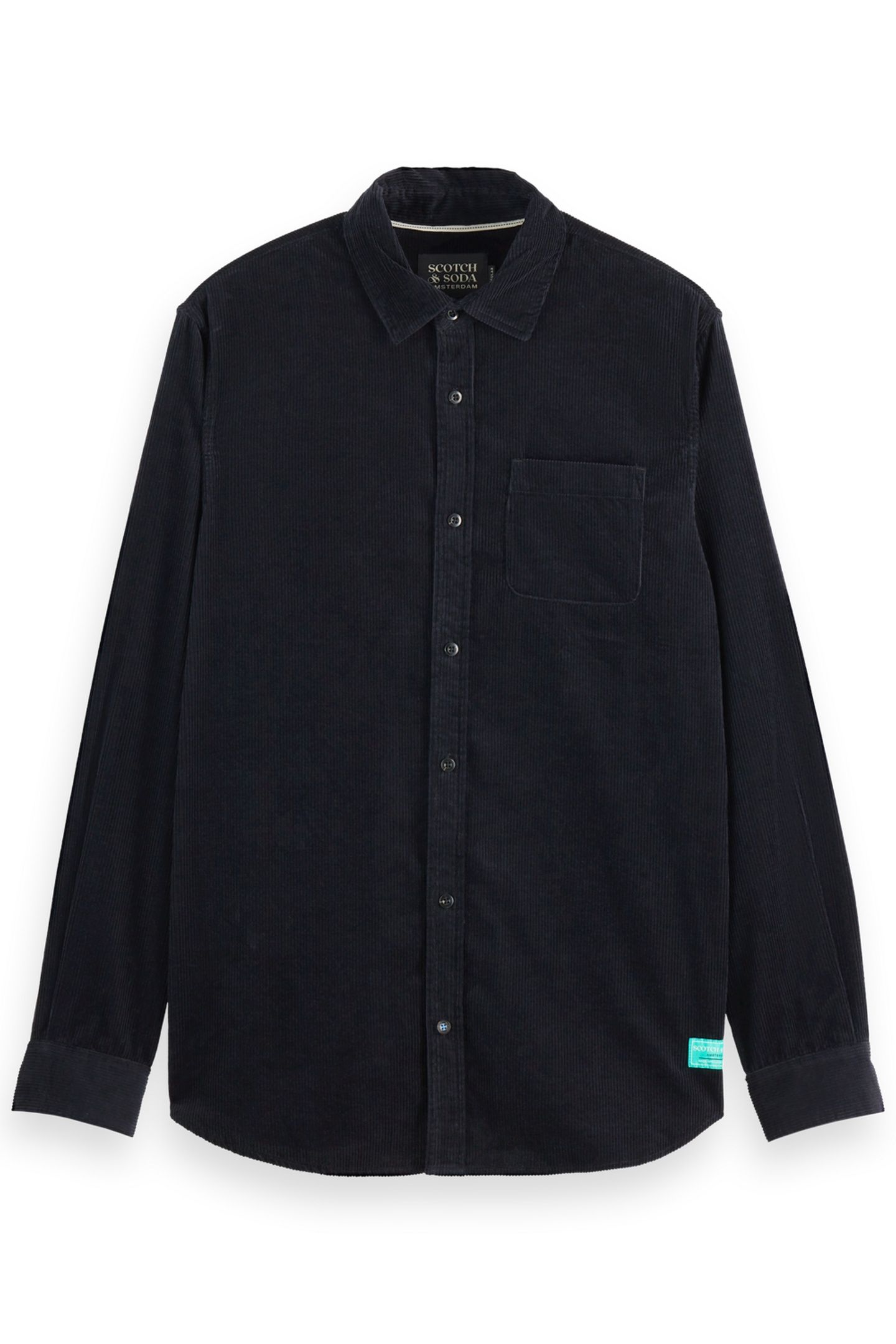 REGULAR-FIT CORDUROY SHIRT METEORITE 3