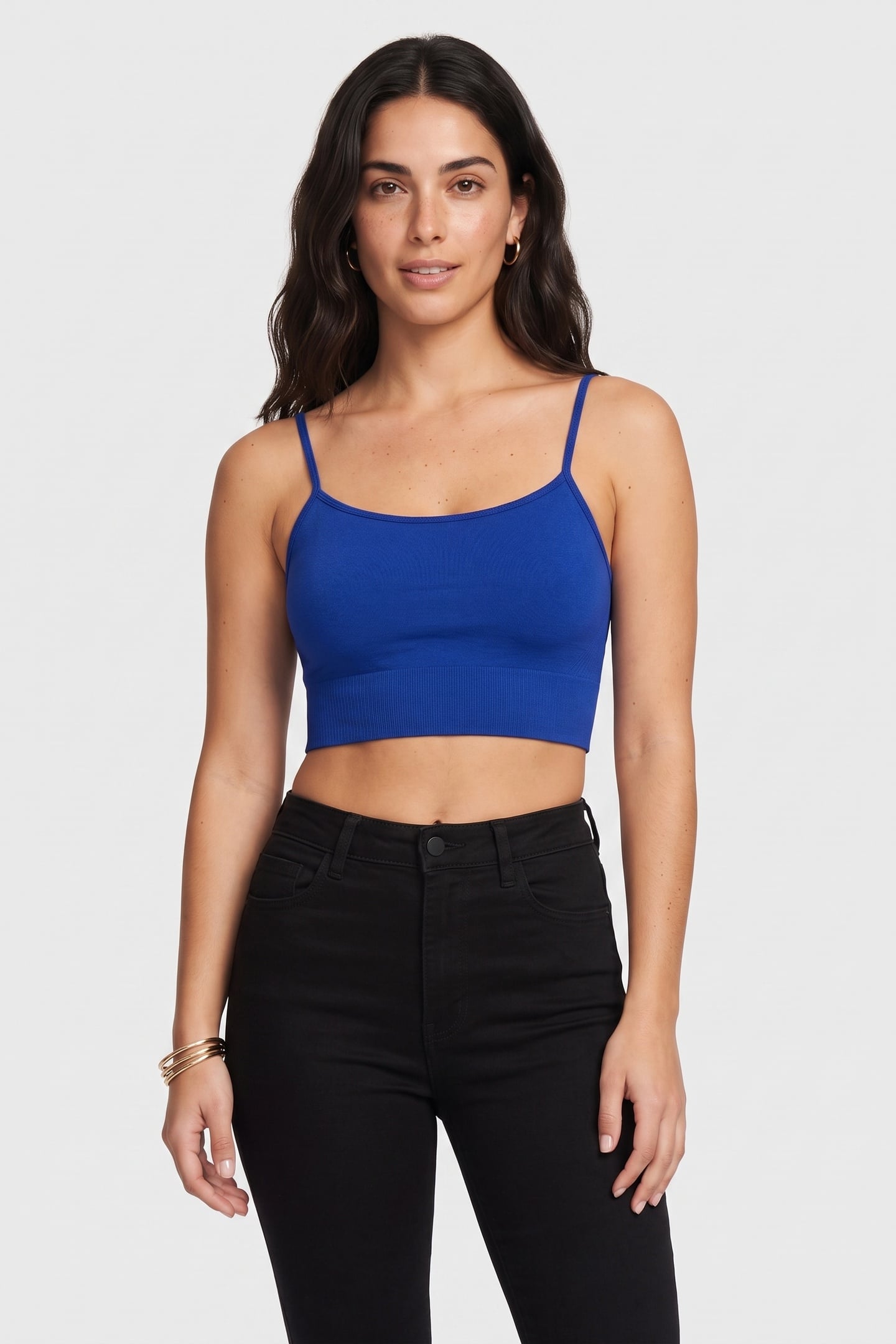 RORA SEAMLESS BRA BLUE 1