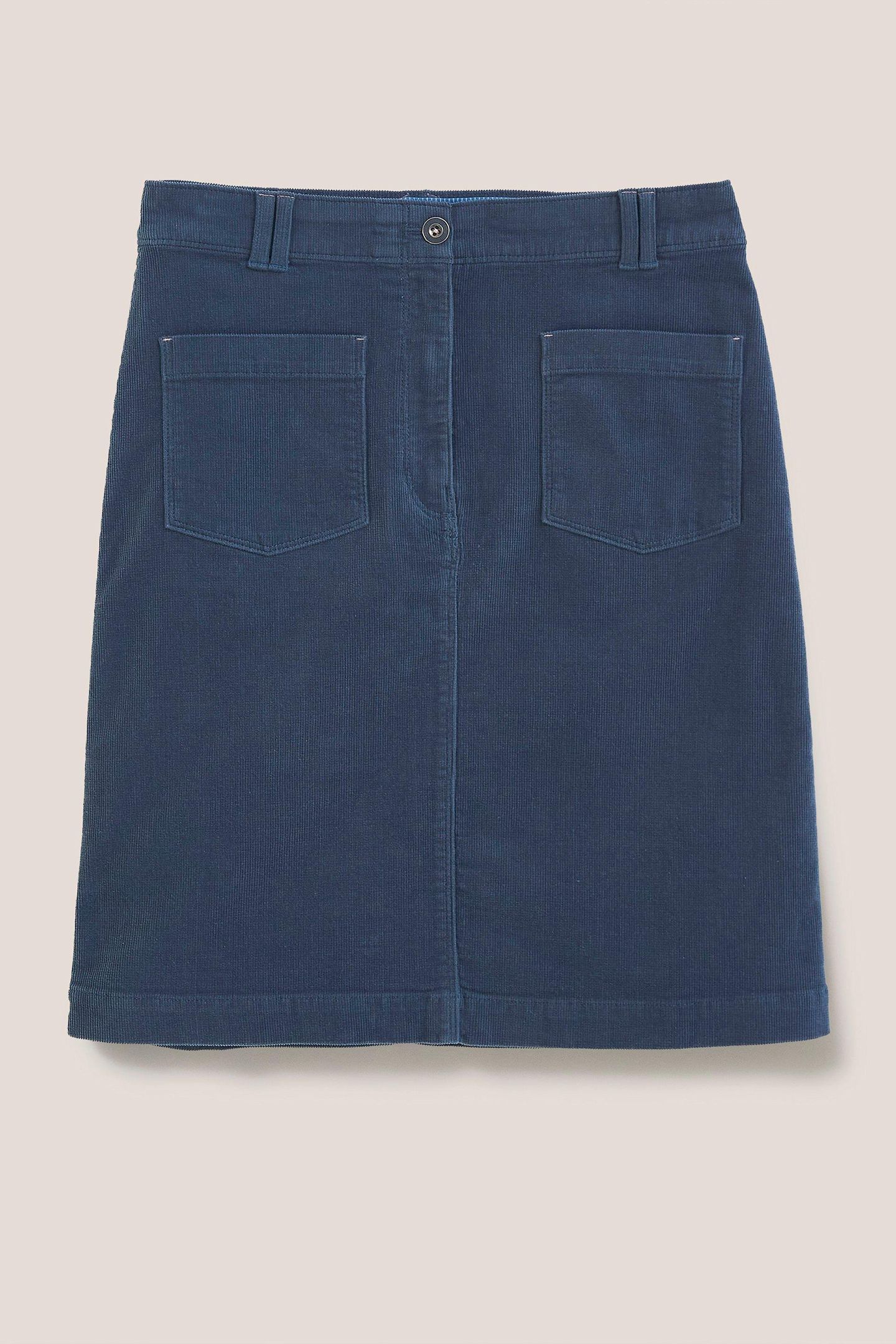 MELODY  CORD SKIRT  BLUE 4