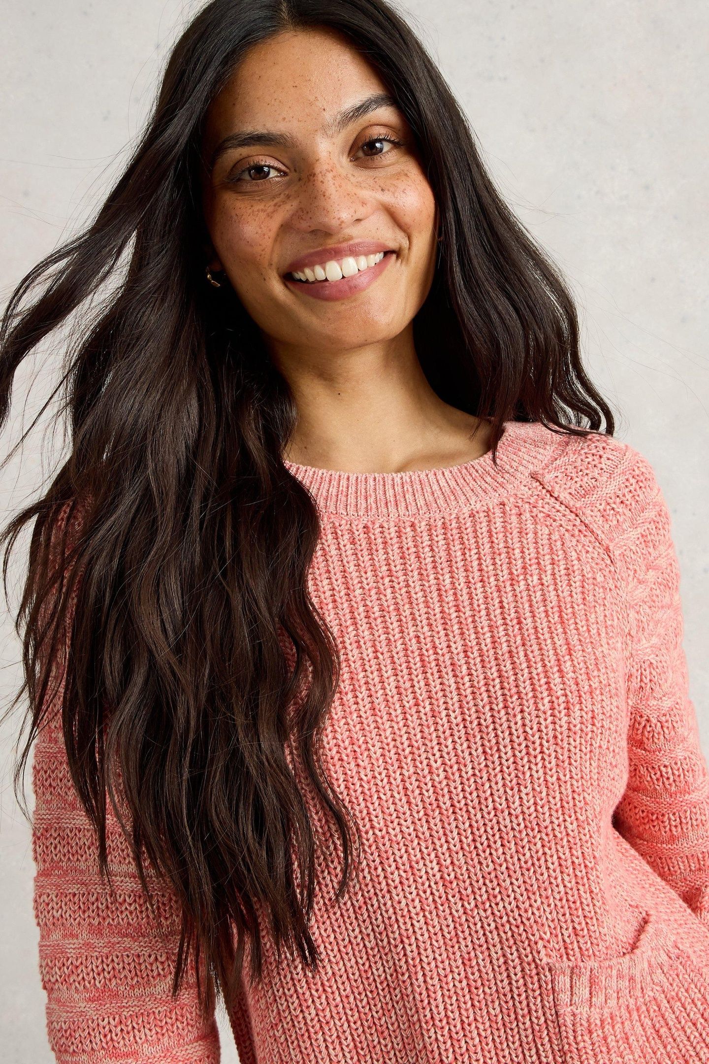 CINDY COTTON JUMPER MID CORAL 7