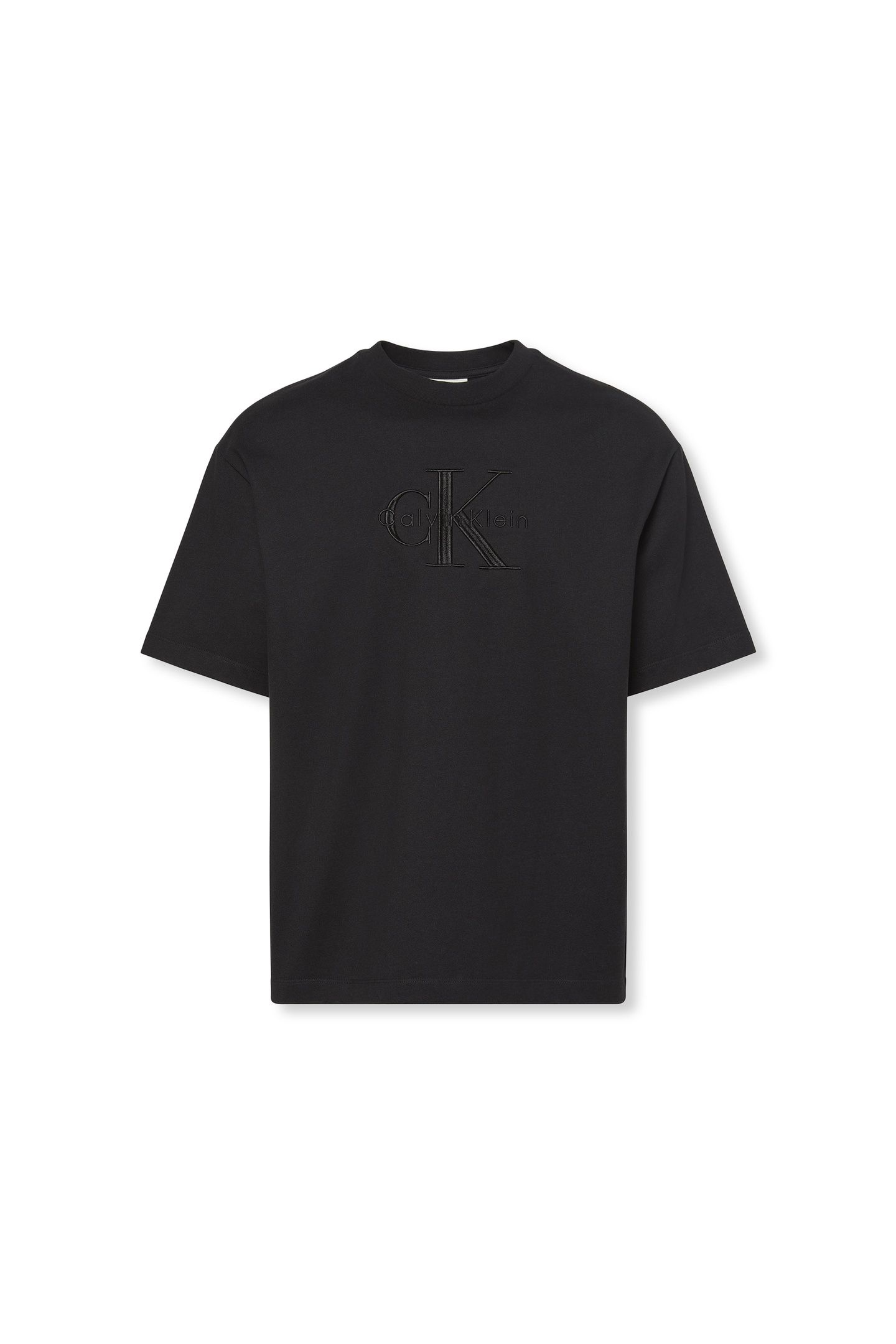 SHORT SLEEVE HERO MONOLOGO EMBROIDERED 16S BLACK 5