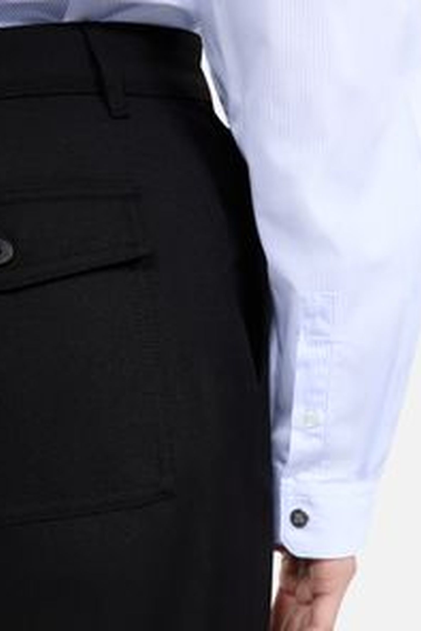 TROUSERS WITH PATCH POCKETS ON THE BACK BLACK 10