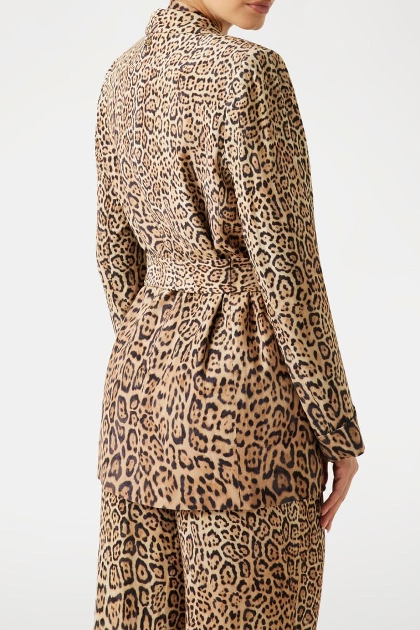 AMY BELTED BLAZER CHARMING LEOPARD DEG 2