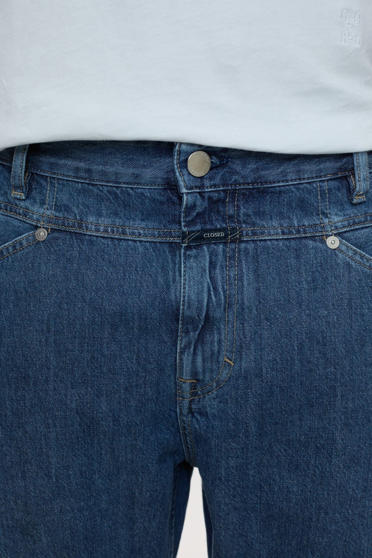 X-LENT TAPERED JEANS MID BLUE 5