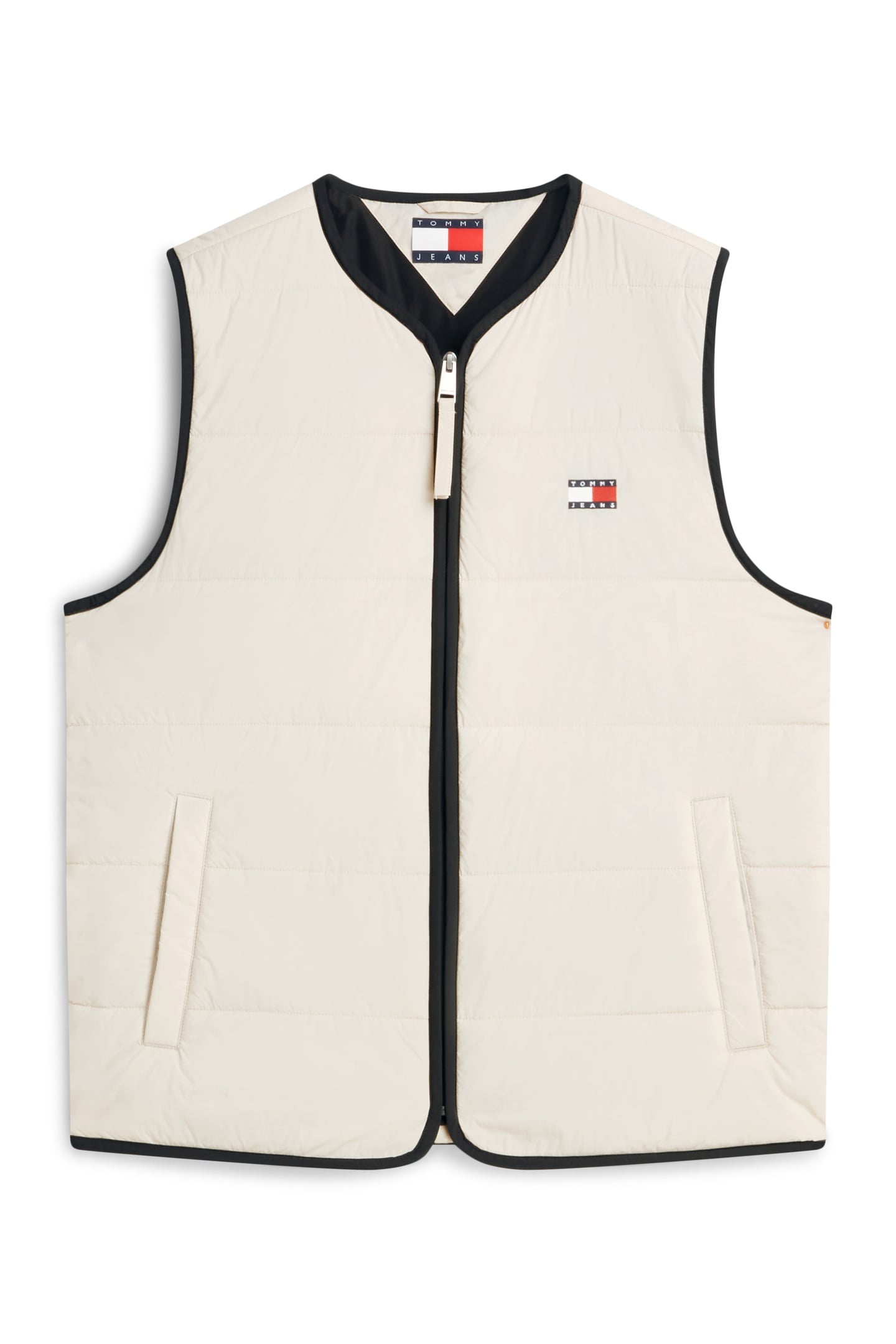 FLAG QUILTED VEST CLASSIC BEIGE 4