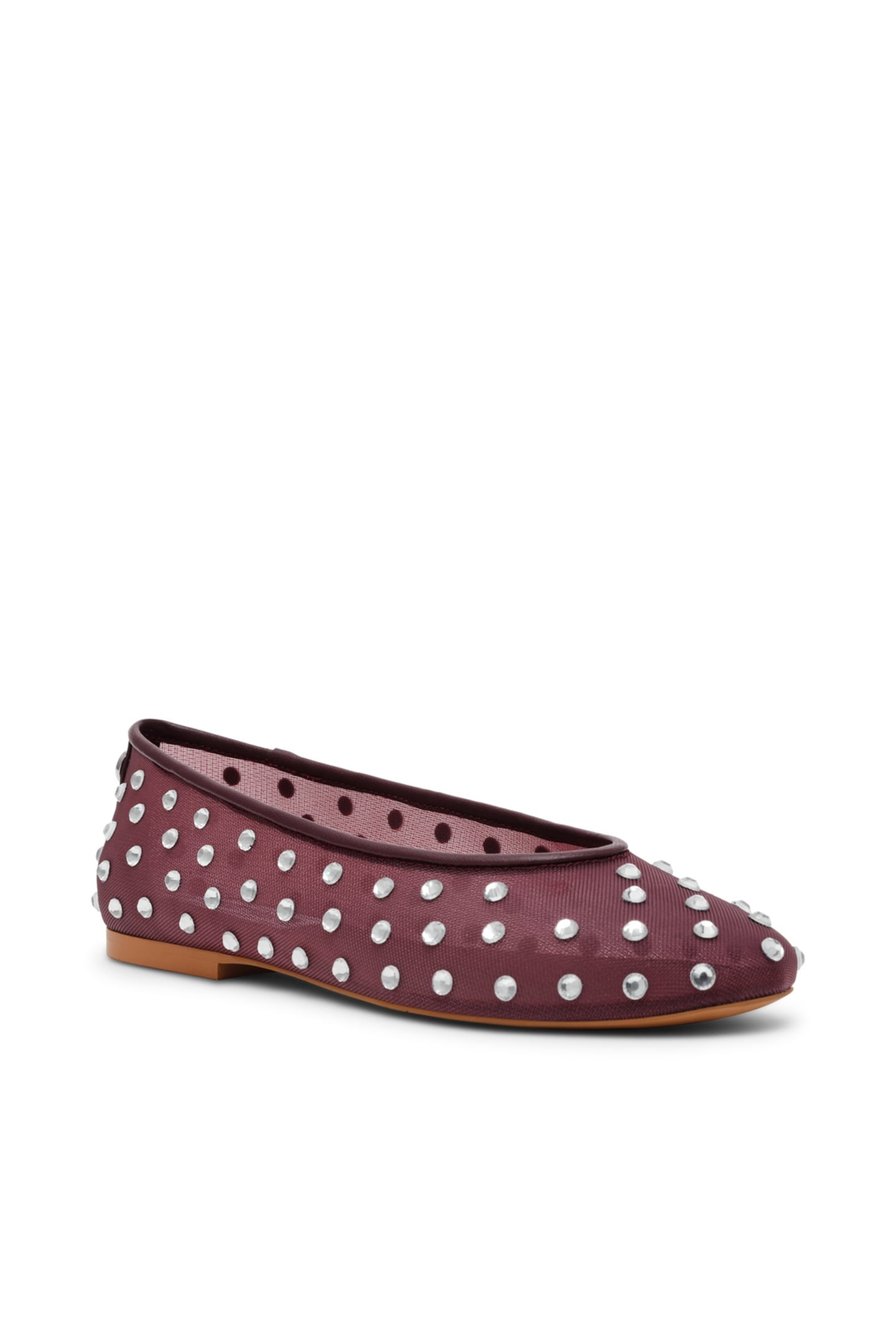 VIV FLAT SHOES DARK CHERRY LACQ 2