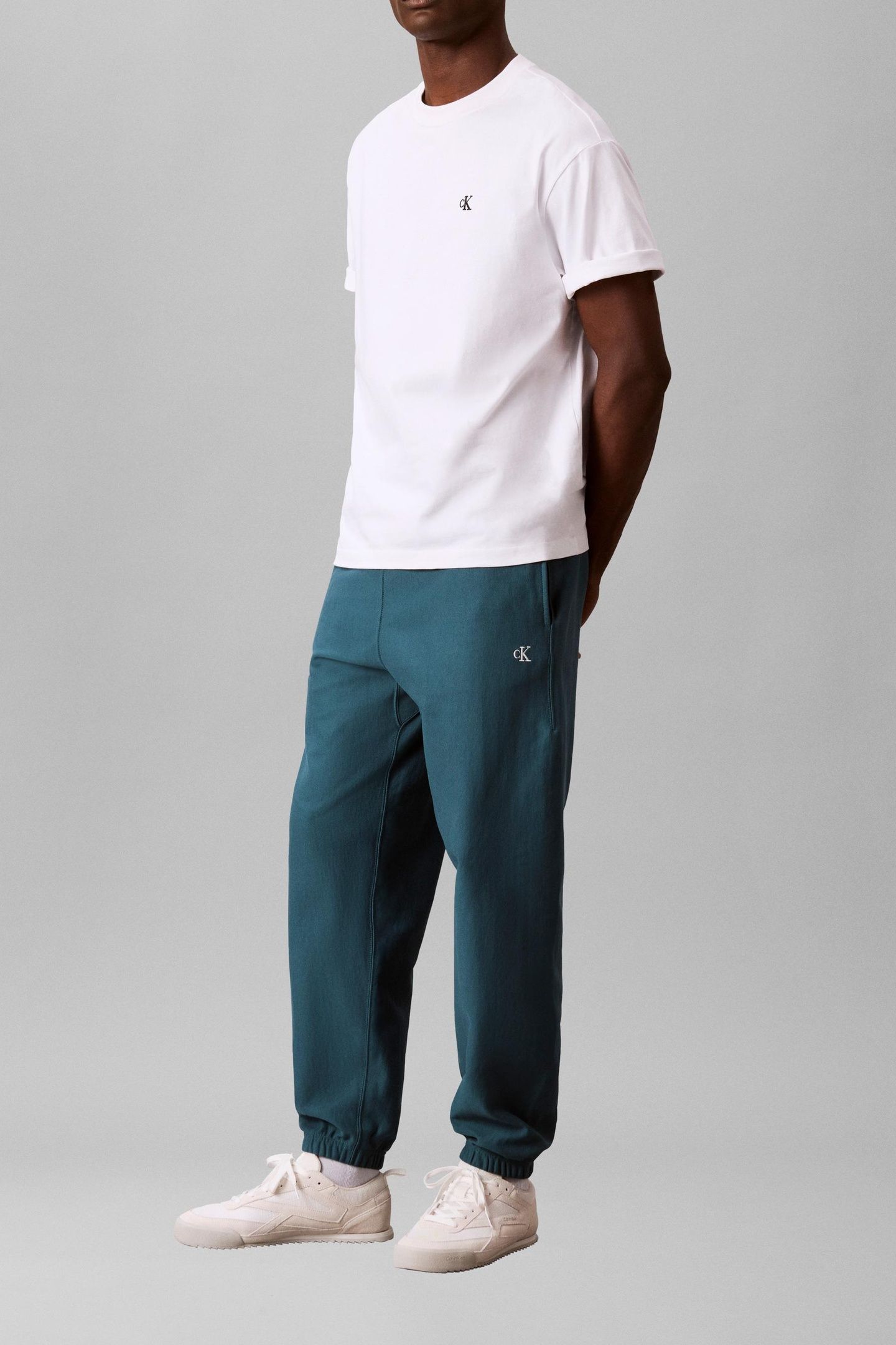 PREMIUM TERRY MONOGRAM PANT TAHOE GREEN 1