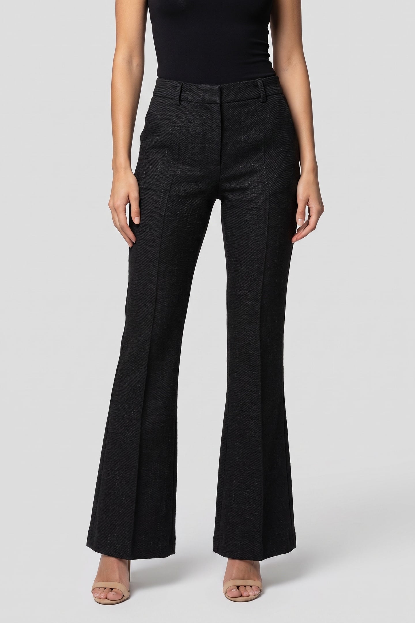 FLARE PANTS BLACK 1