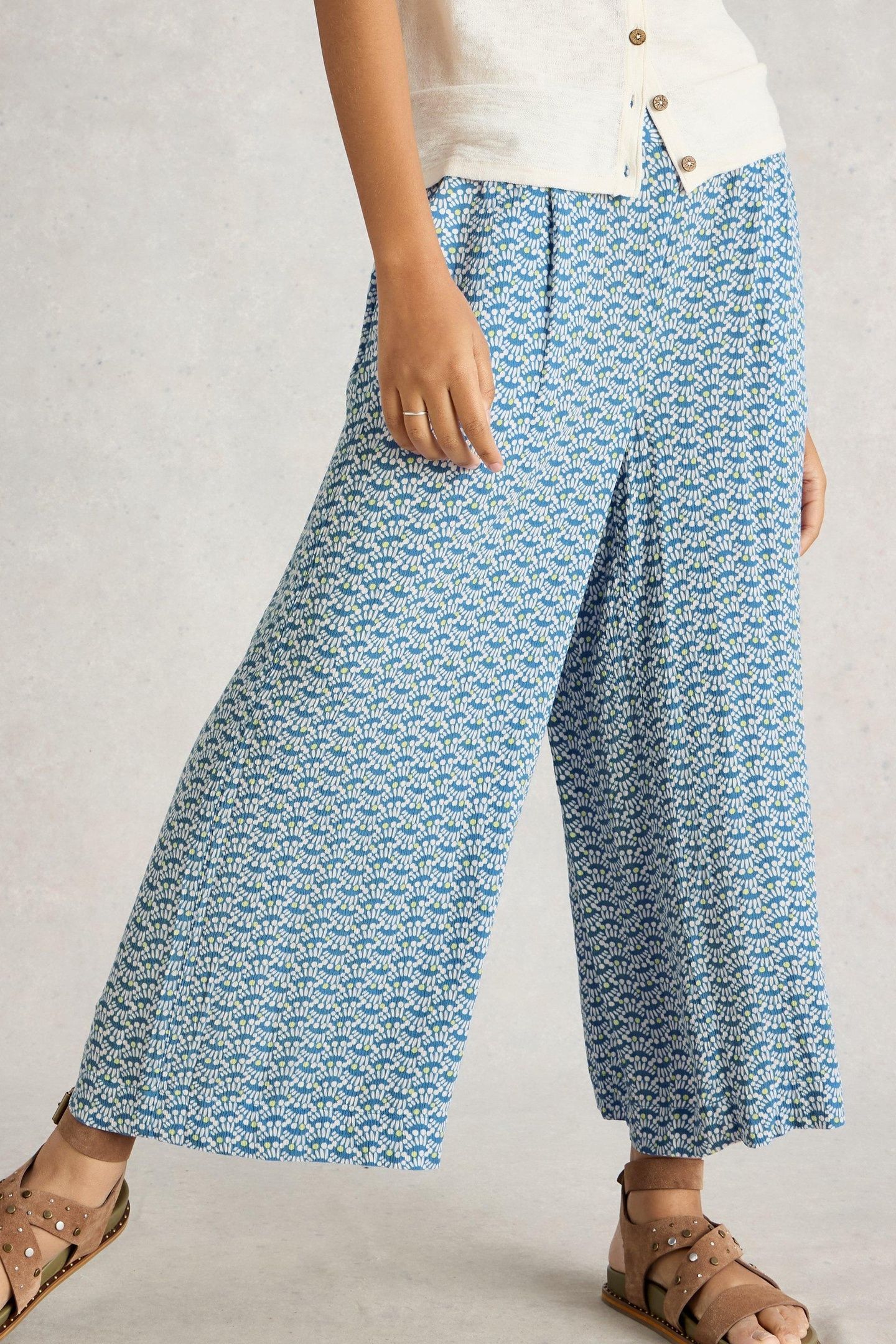 LISETTE CRINKLE CULOTTE BLUE PRINT 7
