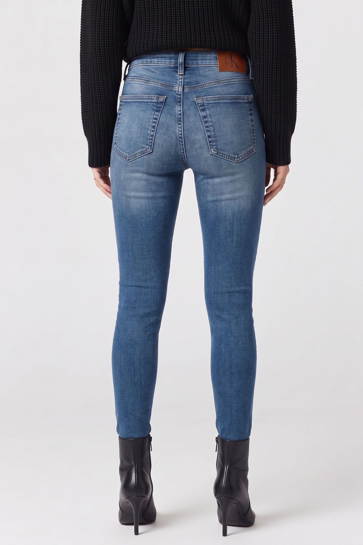 MID RISE SKINNY INDIGO JEAN INDIGO STATION 2