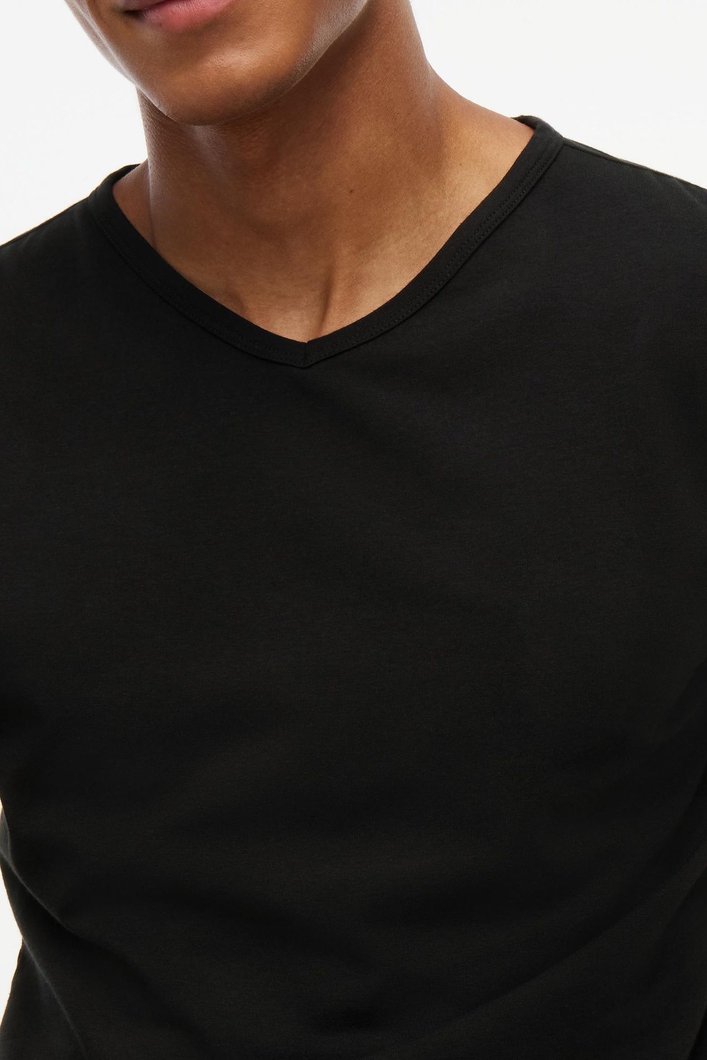 STRETCH VN TEE SS 3-PACK BLACK/BLACK/BLACK 5