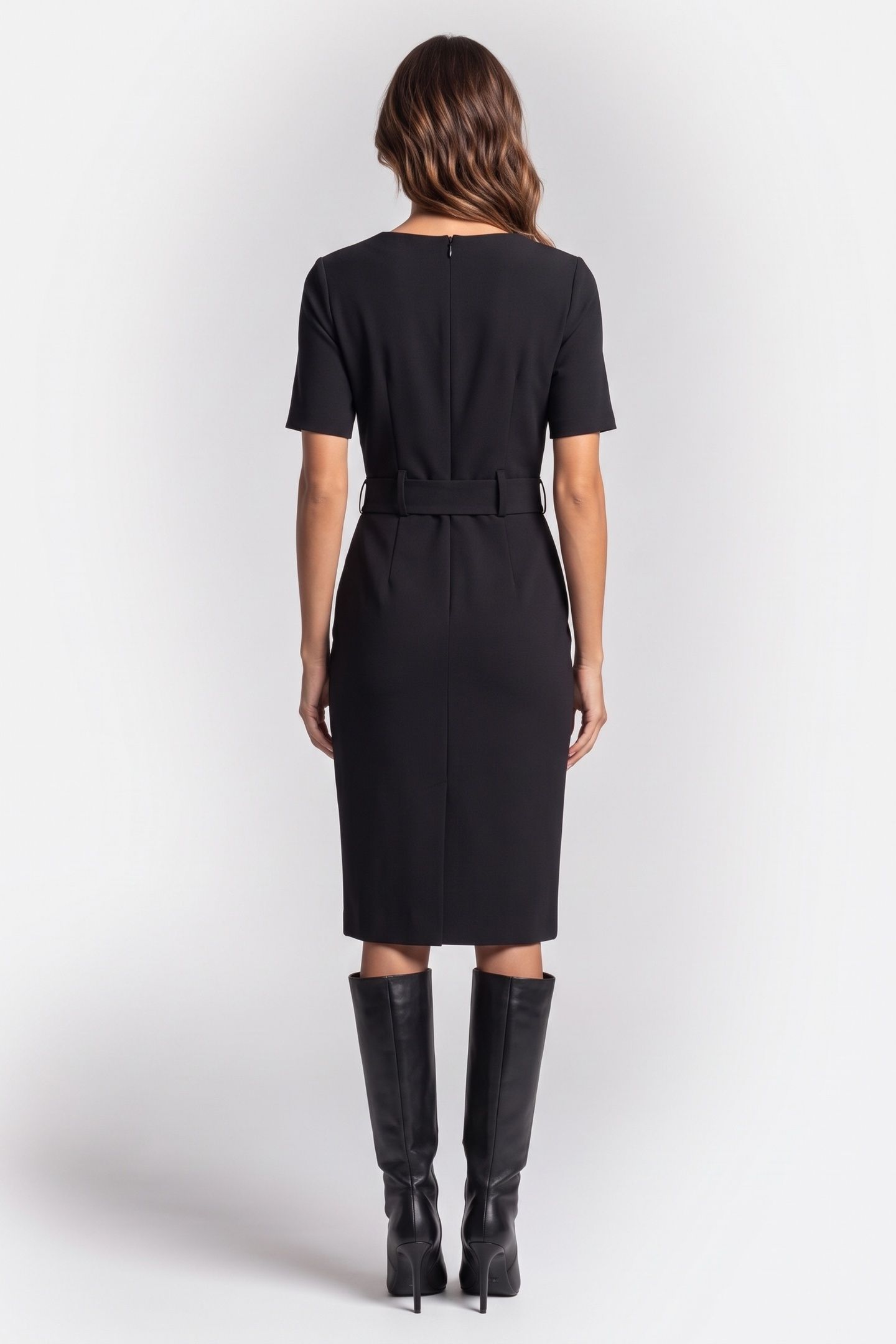 BESSY SLIM SS MIDI D JET BLACK A996 2