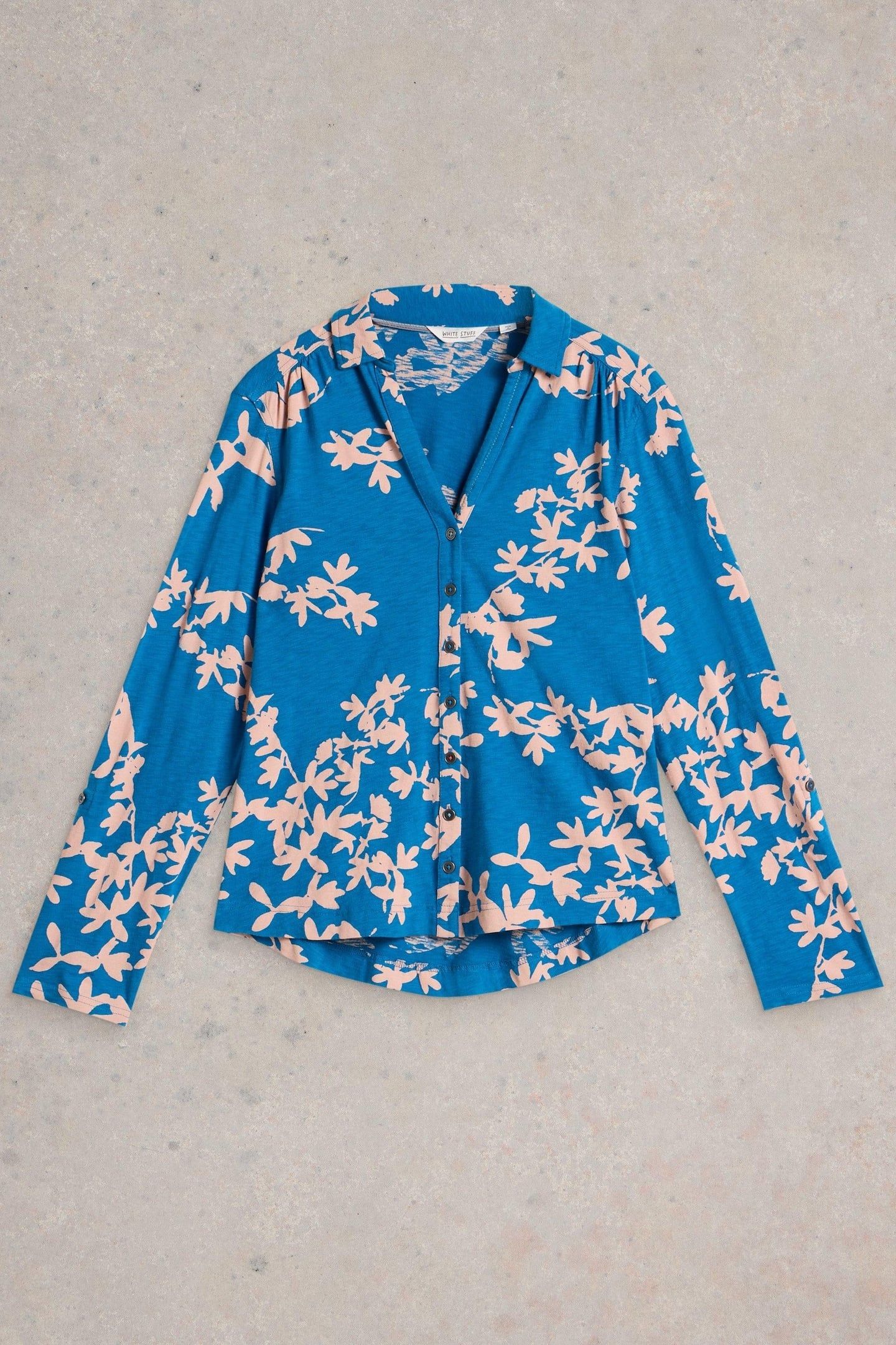 ANNIE JERSEY SHIRT PINK PRINT 3