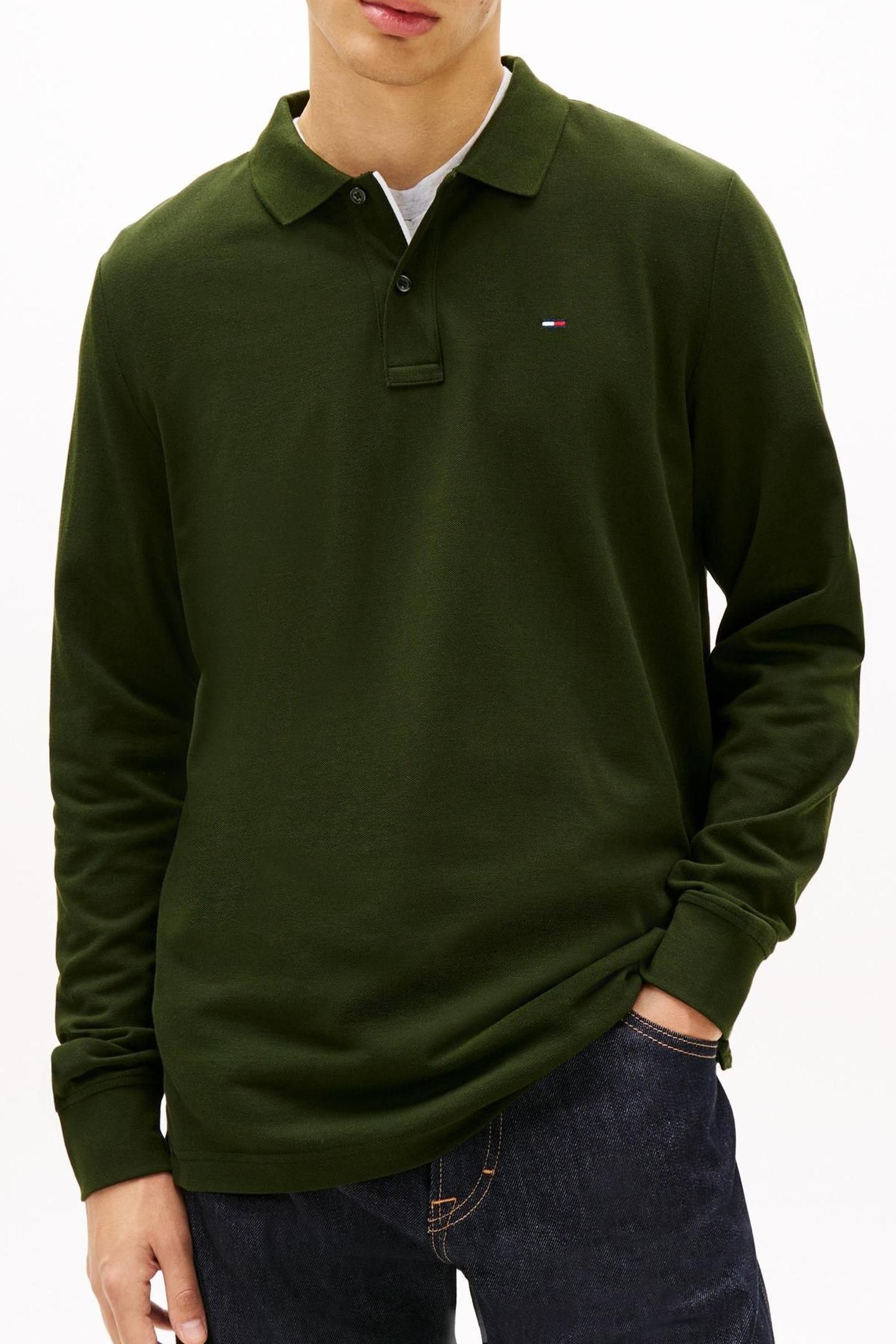 SLIM PLACKET POLO KINGSTON GREEN 1