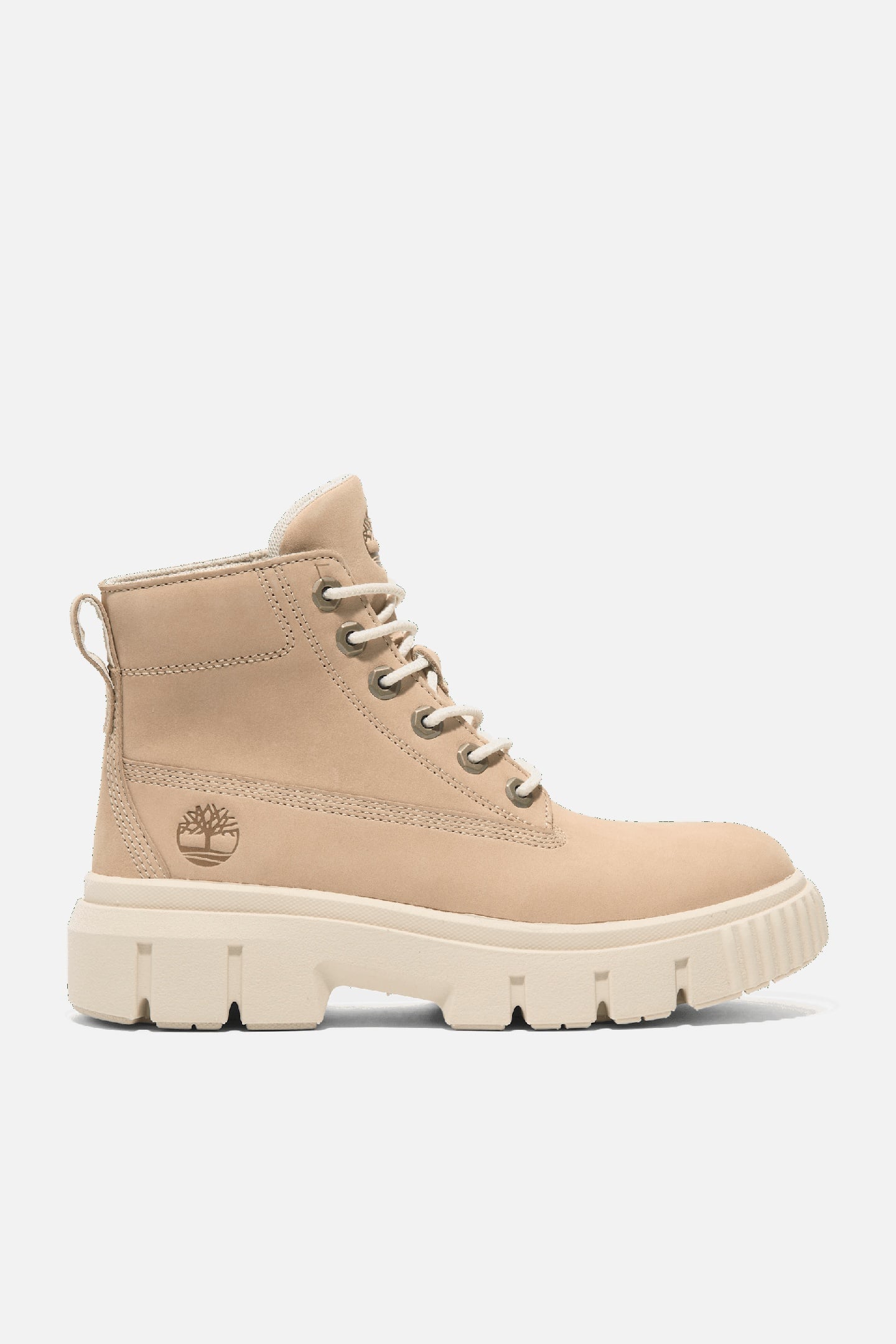GREYFIELD MID LACE UP BOOT LIGHT BEIGE NUBUCK 1