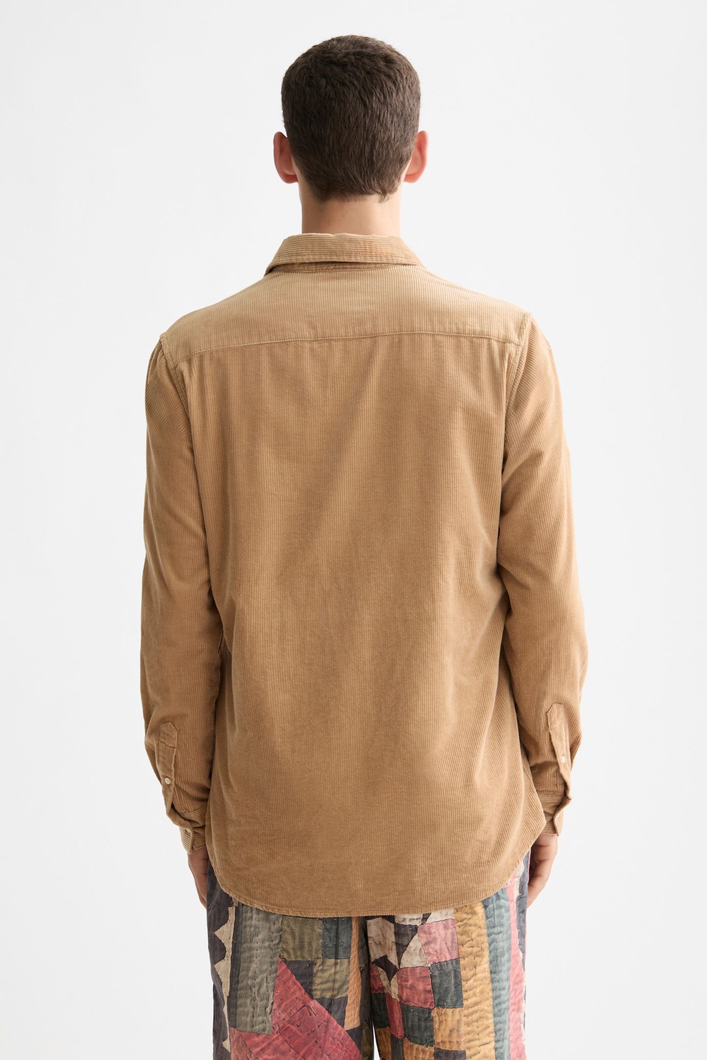 REGULAR-FIT CORDUROY SHIRT TANNIN 3