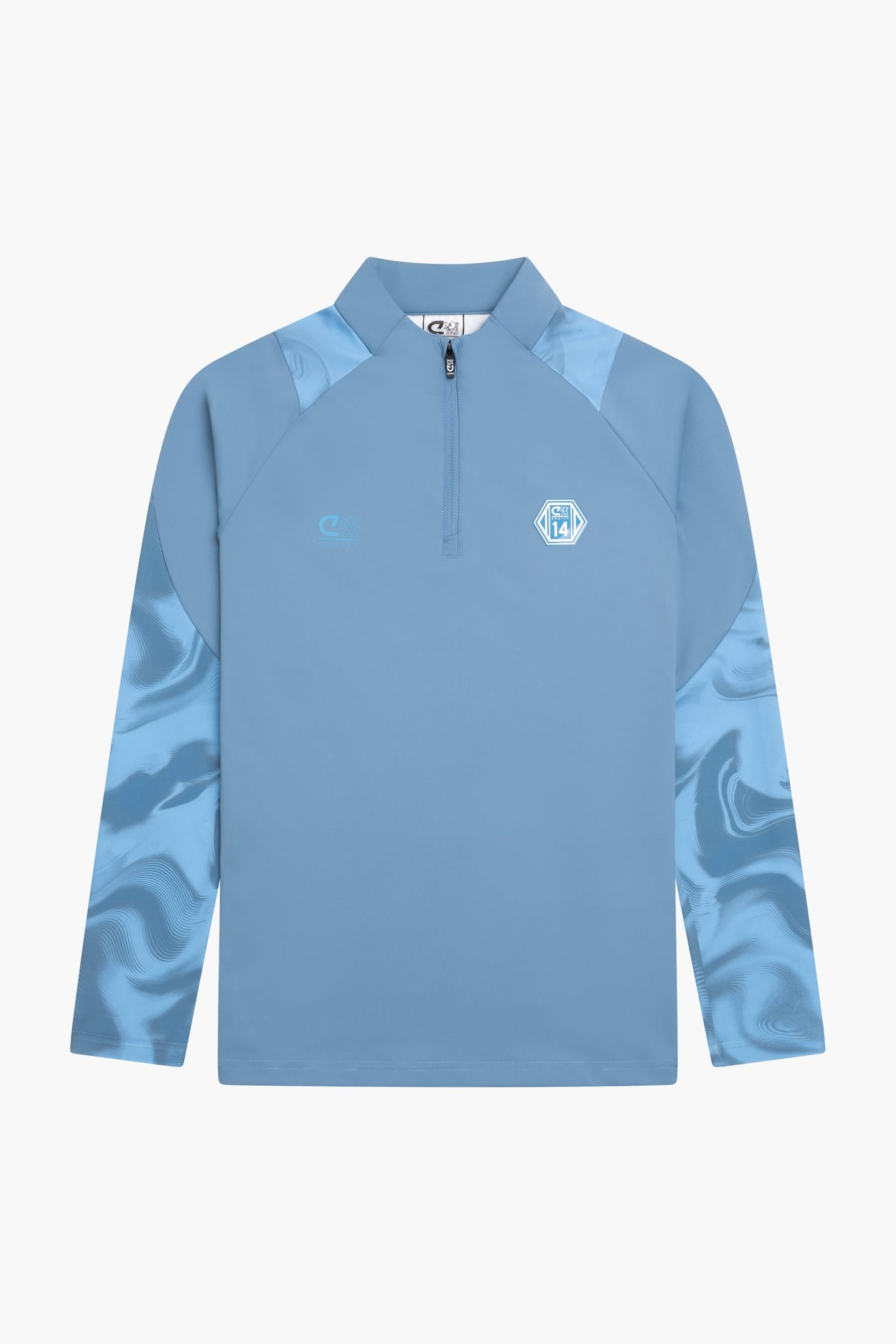 DEFENSE 1/4 ZIP TOP DARK BLUE 1