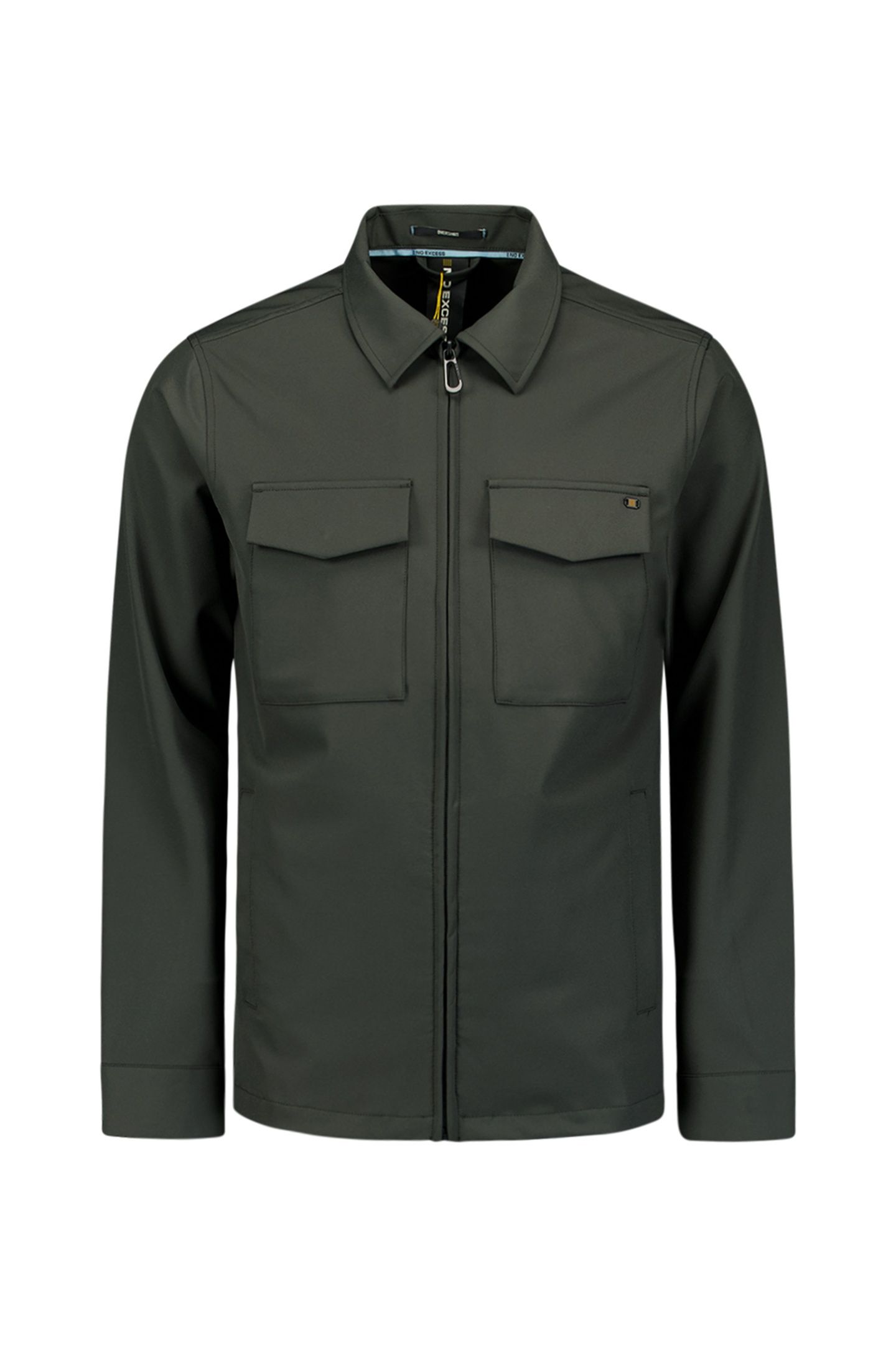 OVERSHIRT FULL ZIPPER STRETCH SEDOC DARK STEEL 4