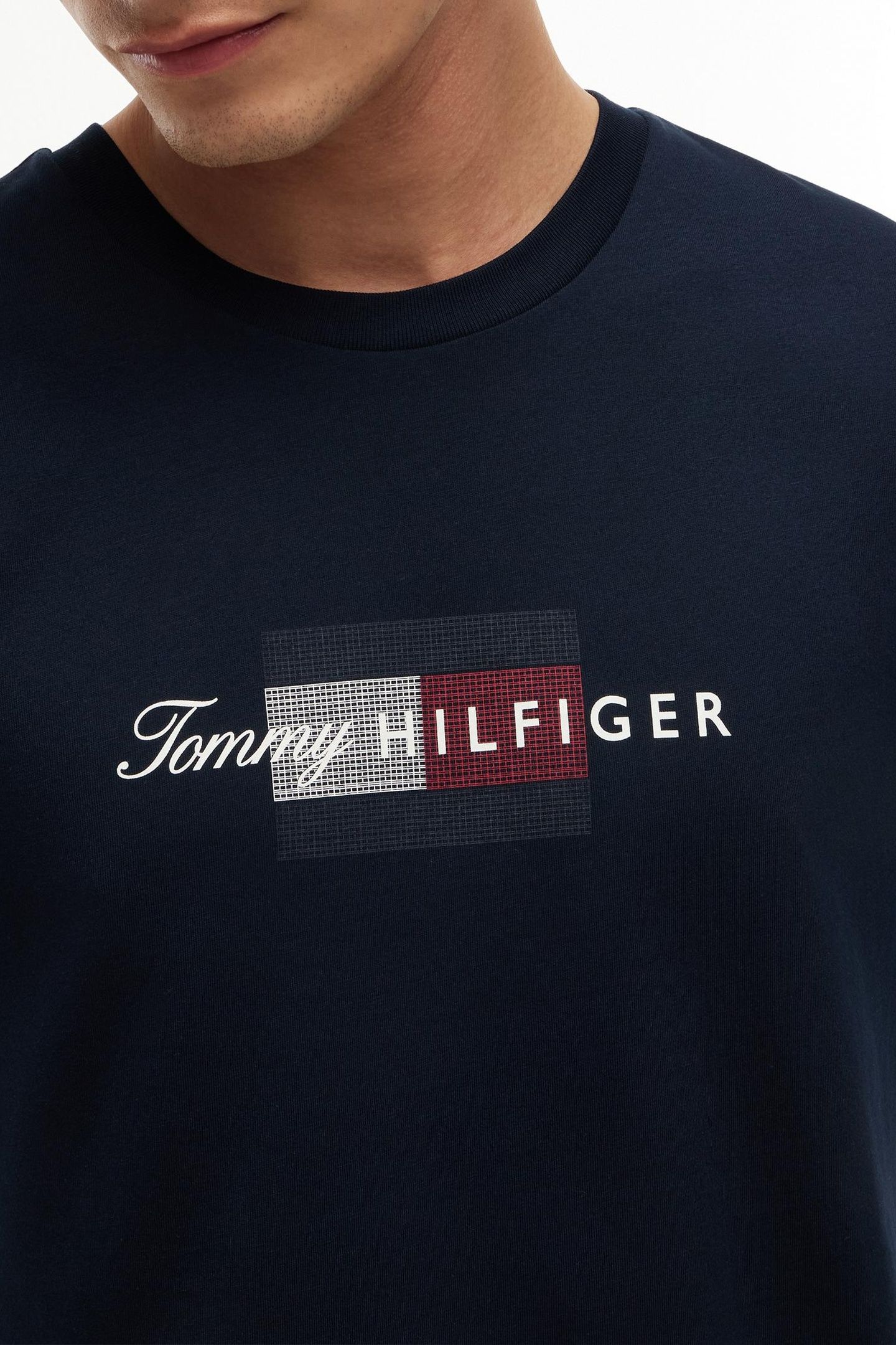 SCRIPT FLAG REGULAR TEE DESERT SKY 3