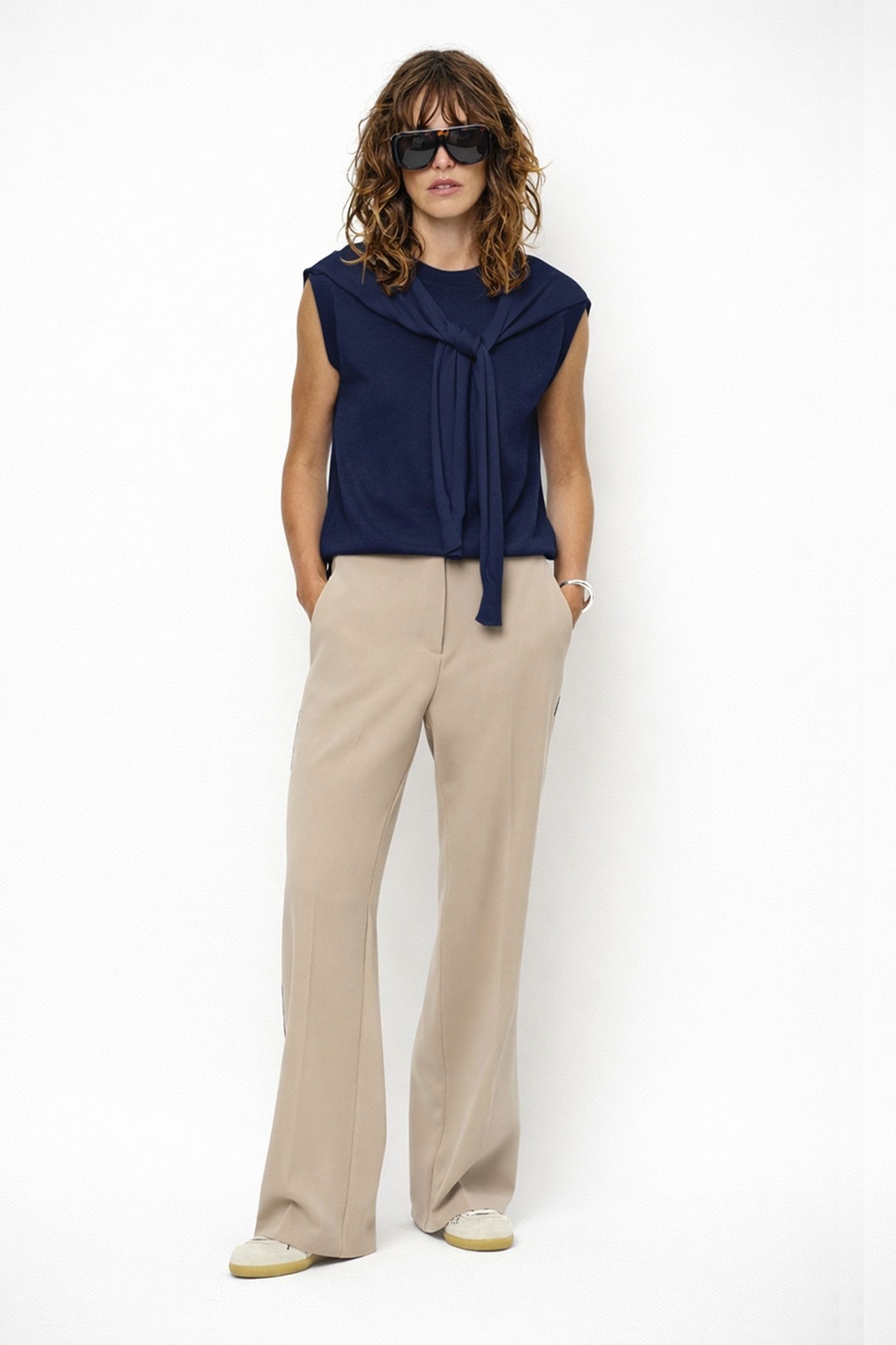 FRAYA DOUBLE LAYERED SWEAT MOONLIT BLUE 2