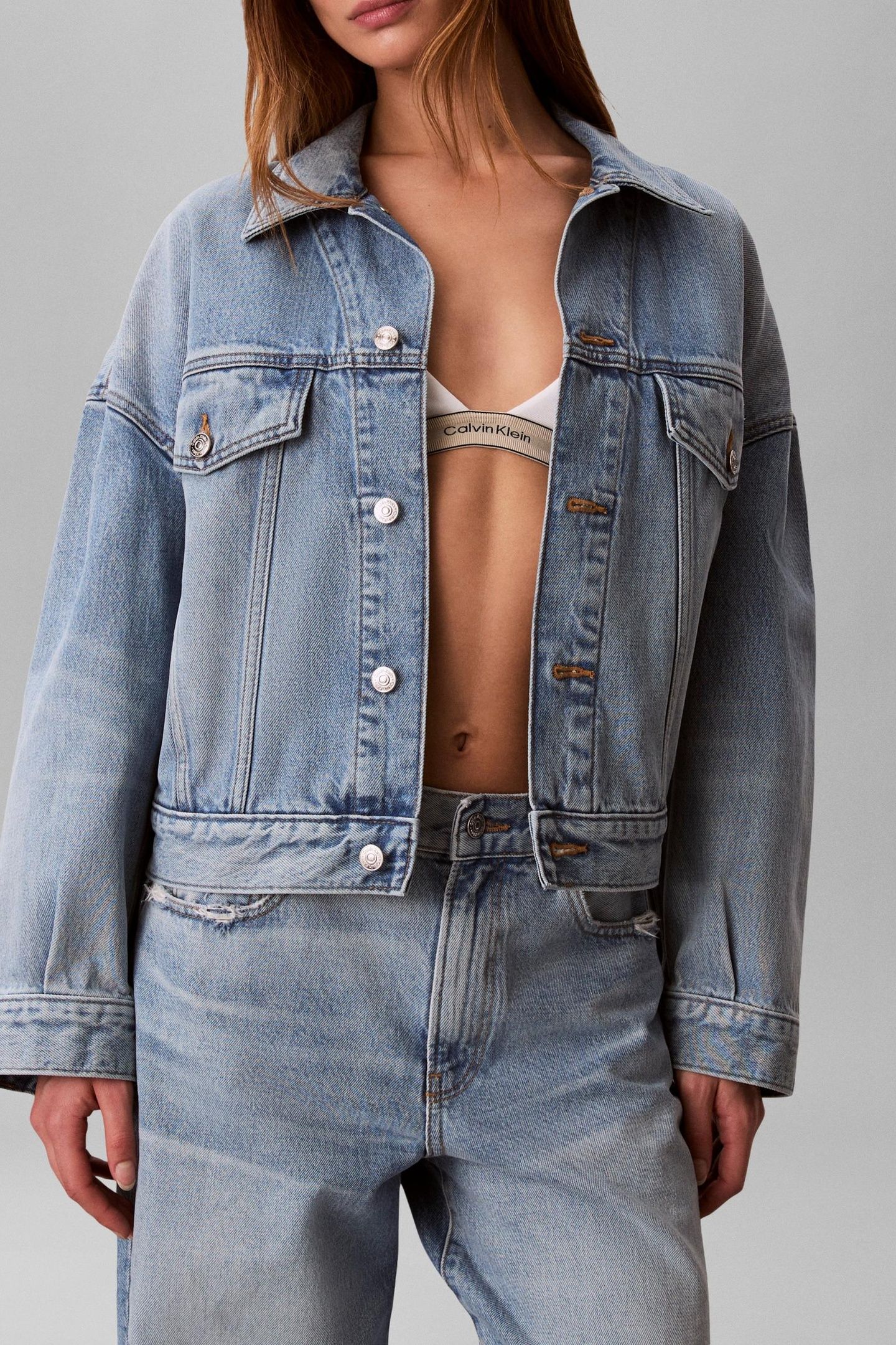 RELAXED TRUCKER VINTAGE JACKET VINTAGE MOSS 1