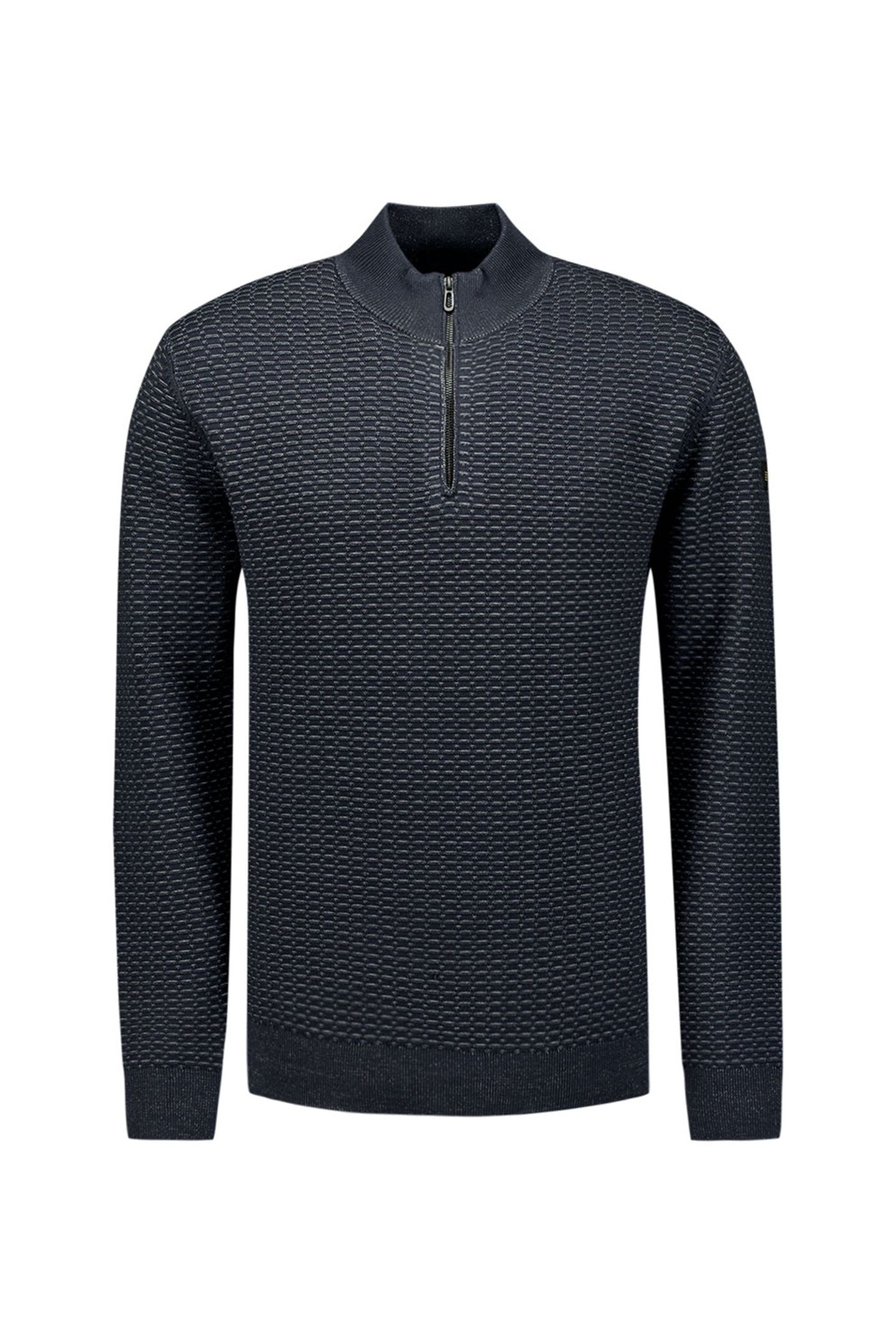 PULLOVER HALF ZIP JACQUARD PLATED NIGHT 6