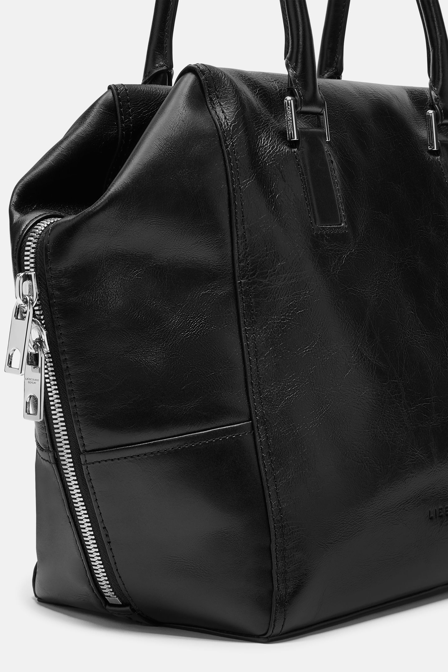 SATCHEL MEDIUM BLACK 6