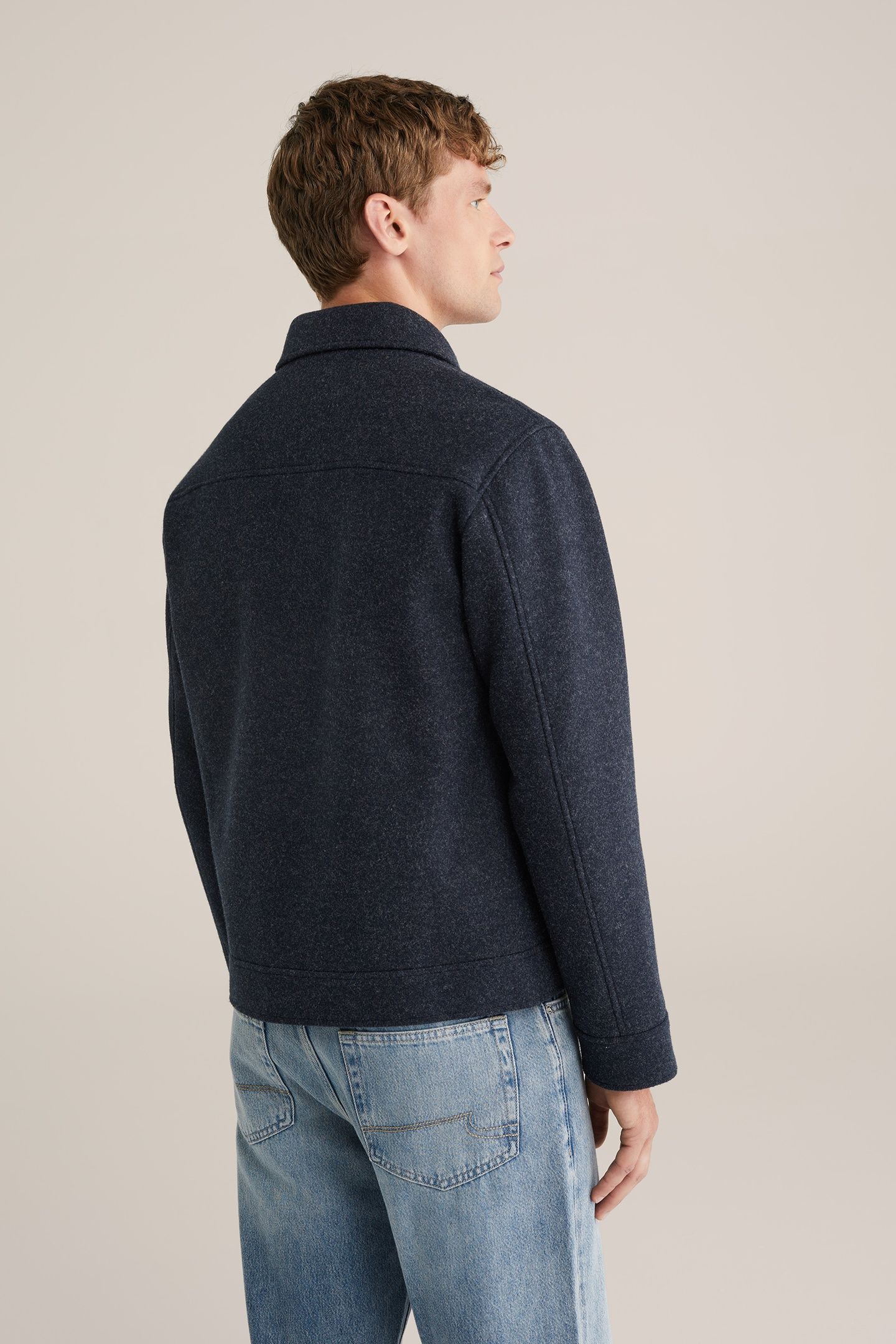 JACKET NORMAL LENGTH NAVY BLUE 3