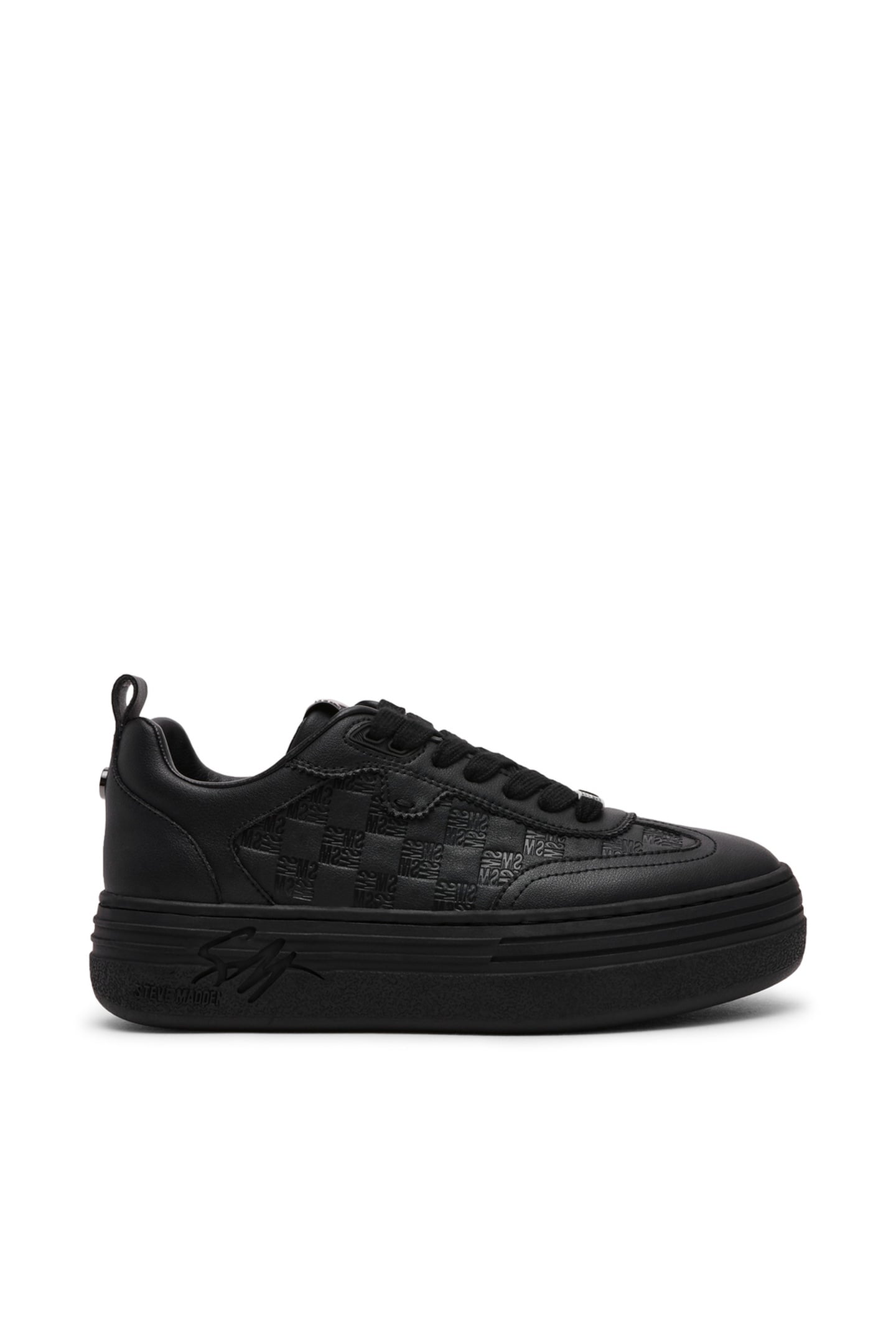 CATAPULT SNEAKERS BLACK ACTION LEATHER 1