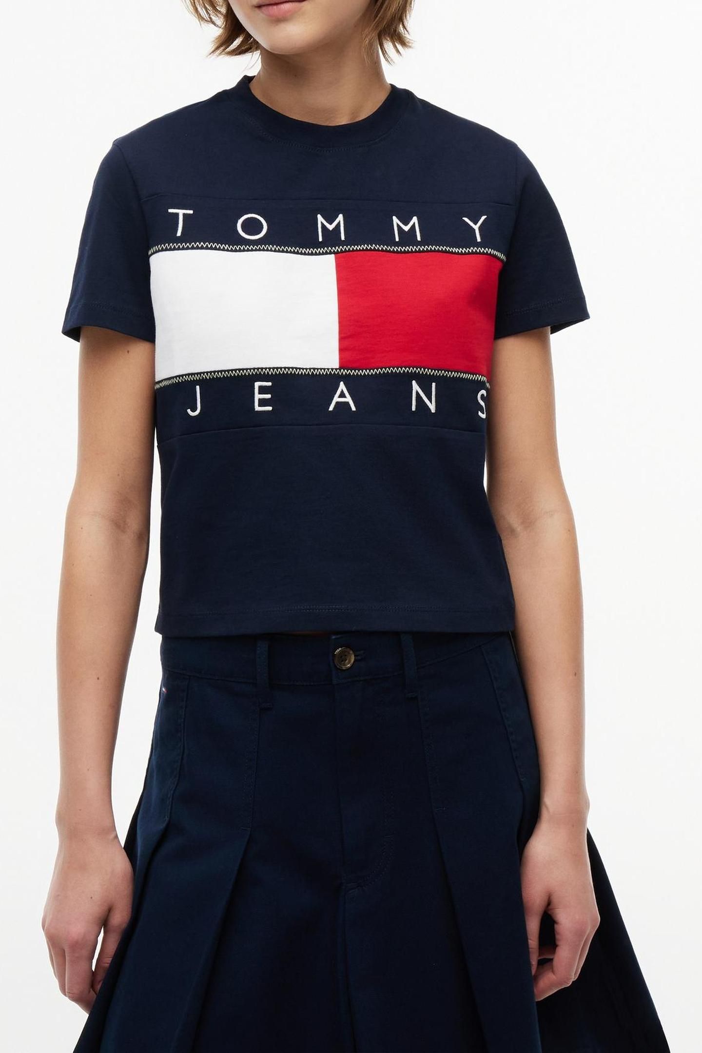 REGULAR FLAG SS TEE DARK NIGHT NAVY 1