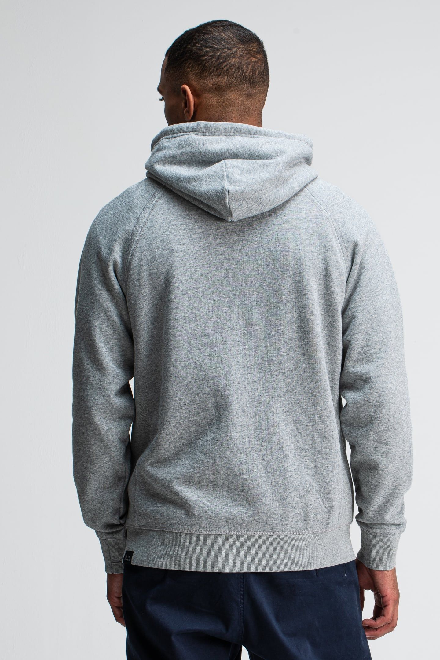 ARMY HOODED VINTAGE GREY MELANGE 2
