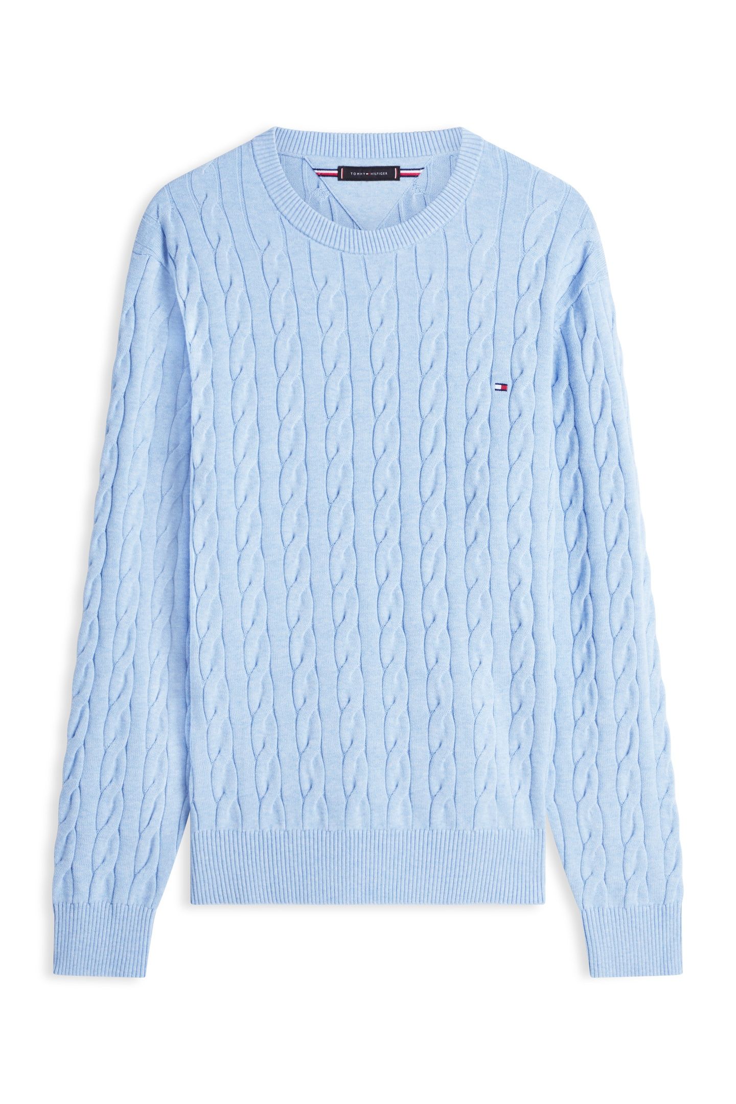 CLASSIC COTTON CABLE VESSEL BLUE HEATHER 4