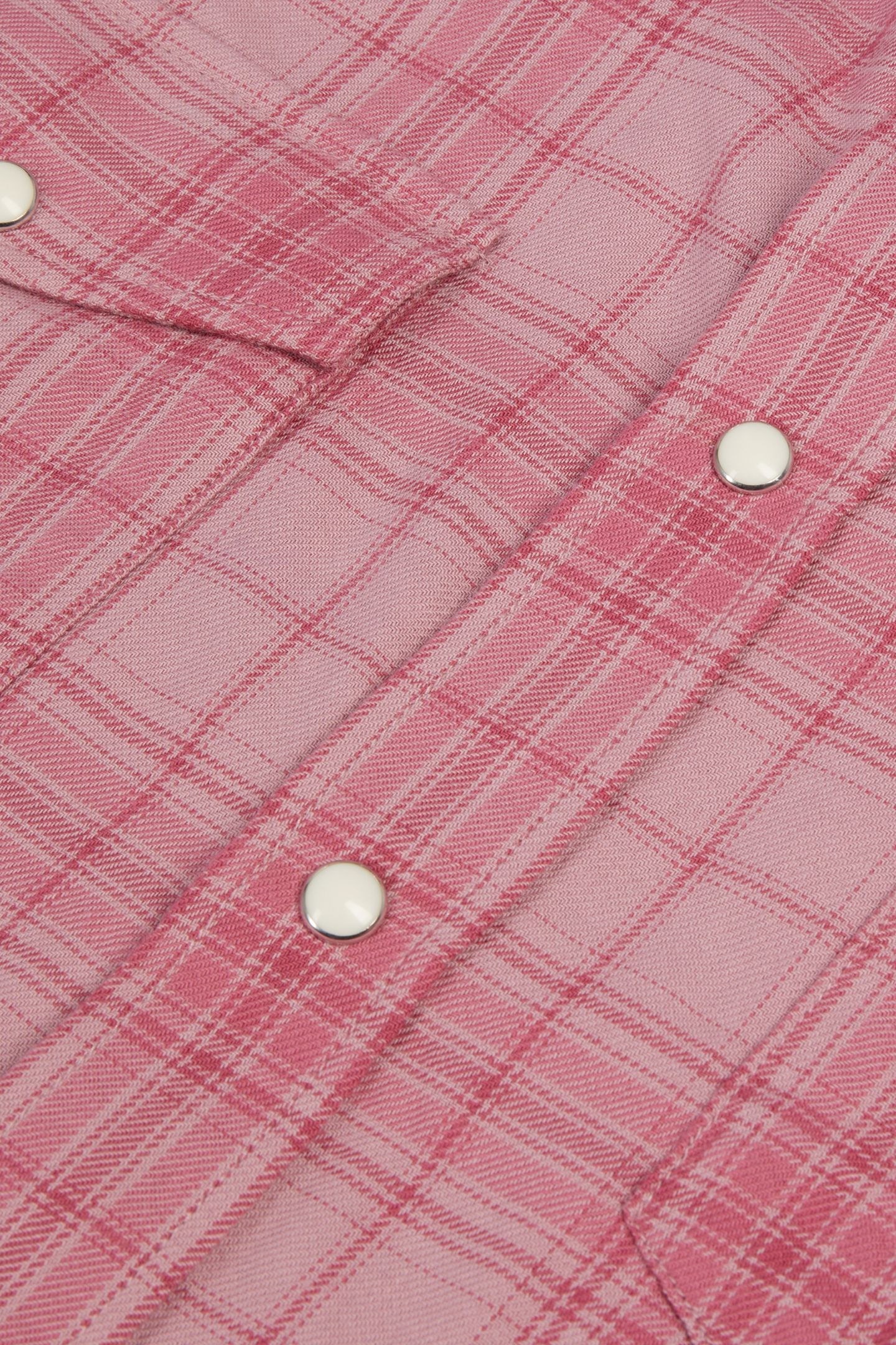 LONG-SLEEVED CHECKED SHIRT PINK WOOD 6