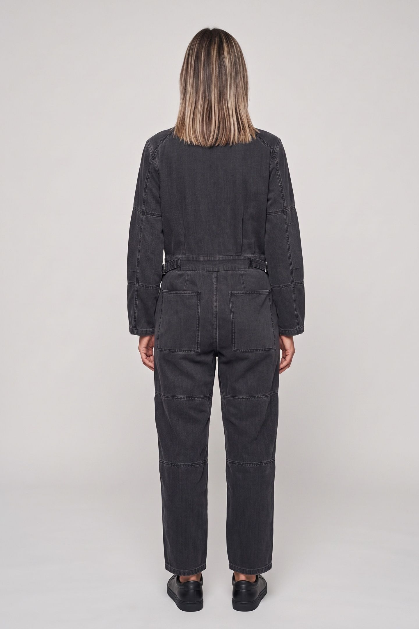 ELDRA DENIM JUMPSUIT GREY 2