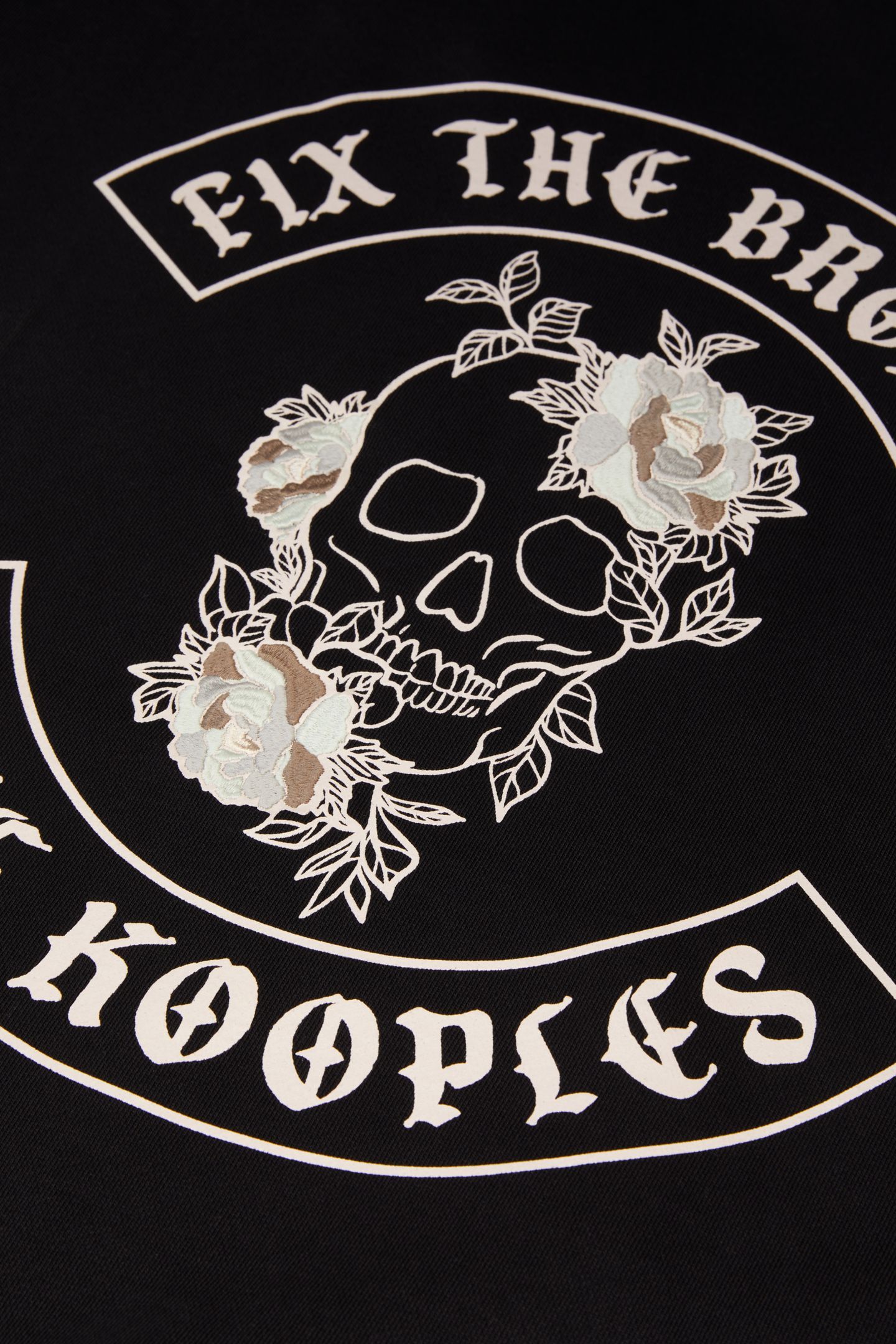 SWEATSHIRT WITH SNAKE BACK PRINT BLACK 6