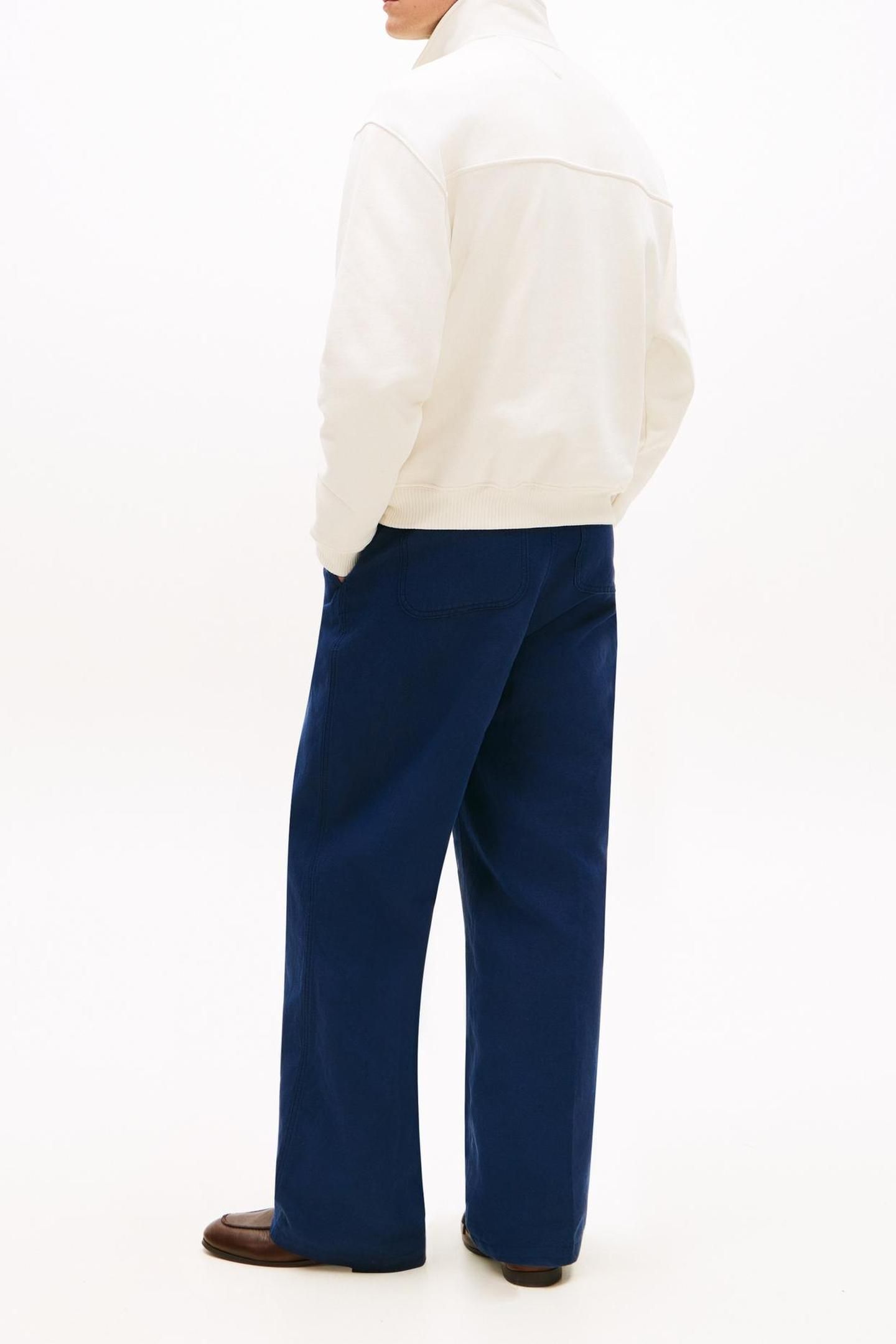 FLAG 1/4 ZIP IVORY PETAL 3
