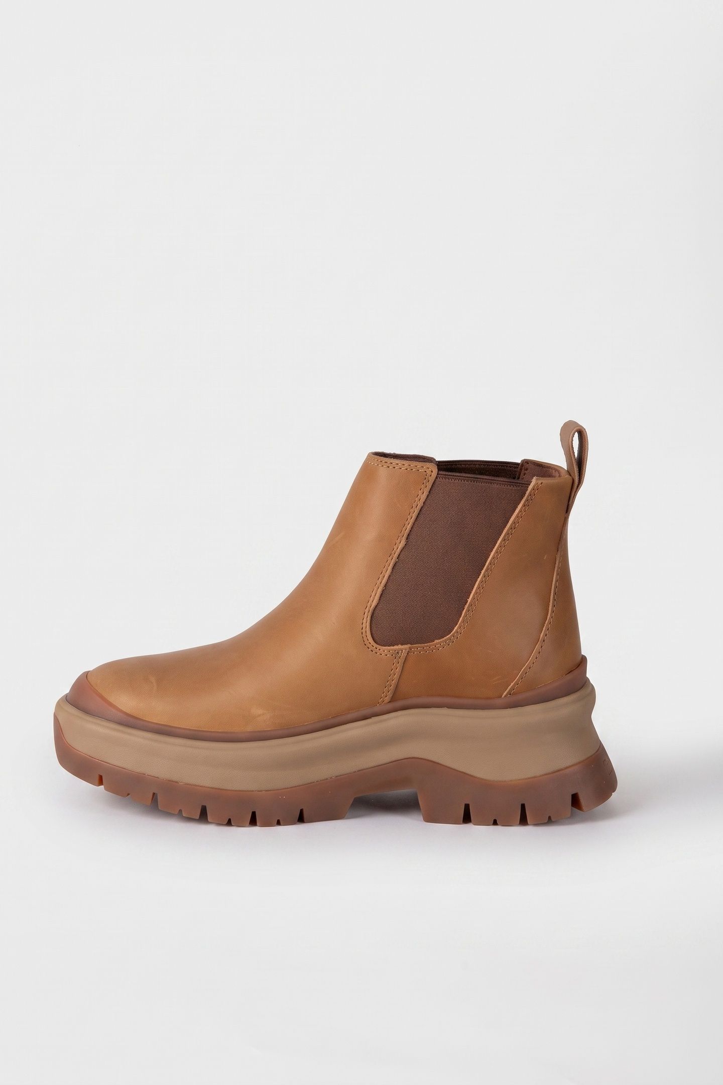 ROXIE LANE MID CHELSEA BOOT MEDIUM BROWN FULL GRAIN 2
