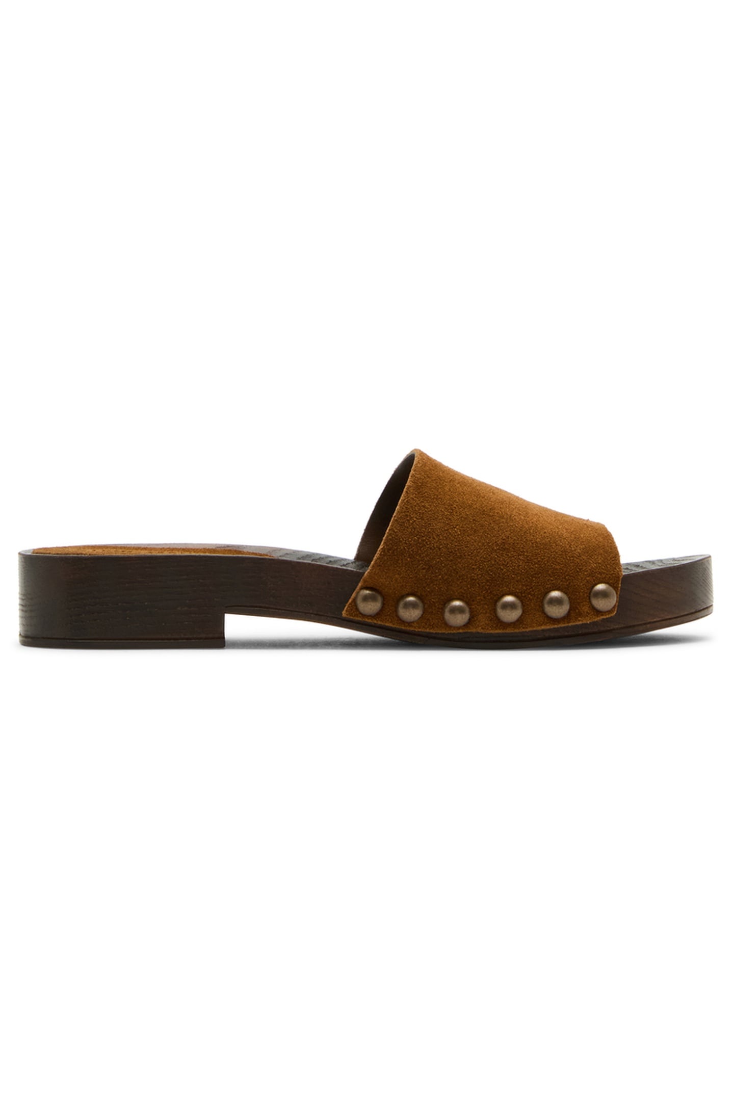 CENTO MULES CHESTNUT SUEDE 1