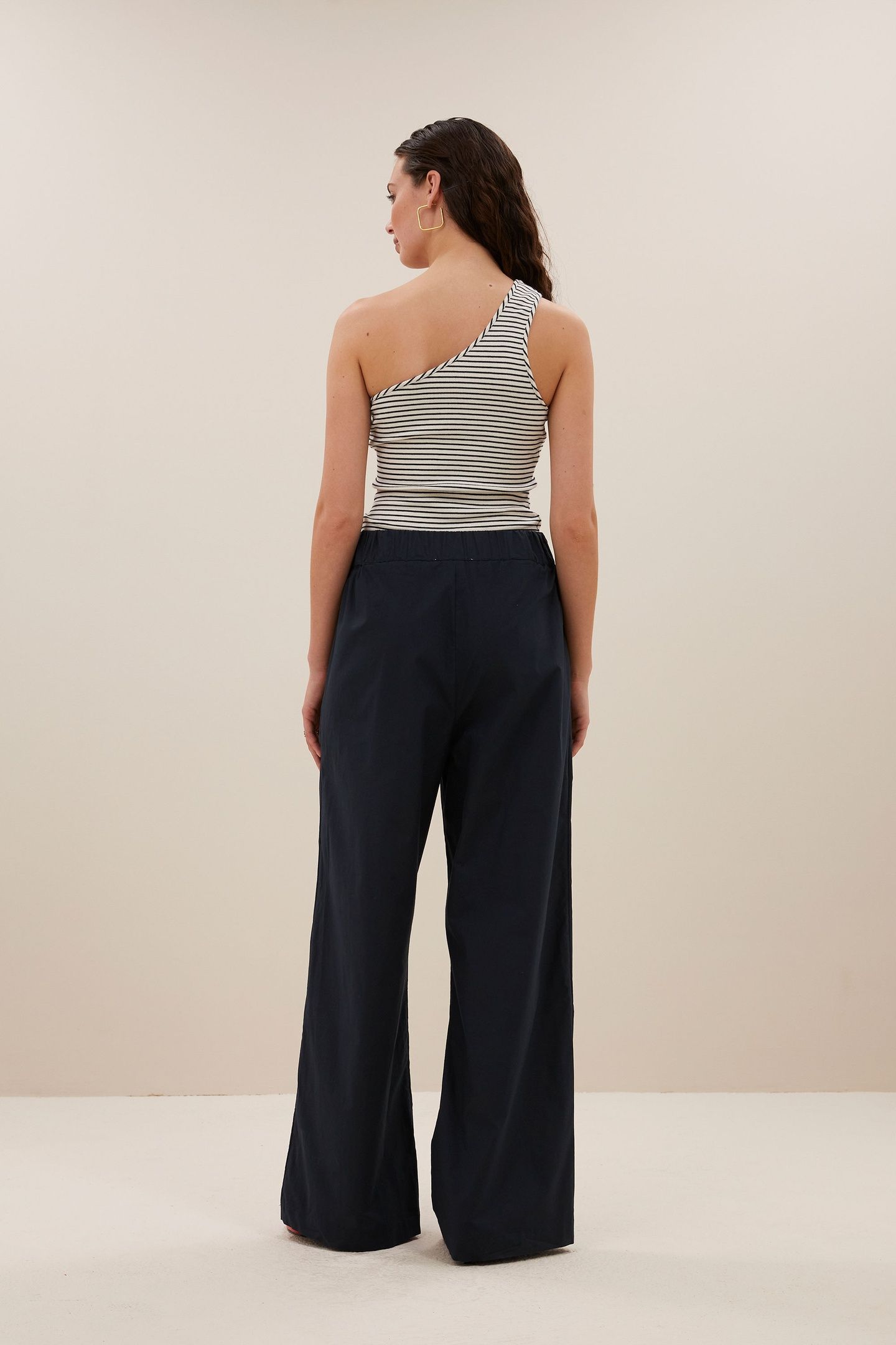 CHARLY STRIPE TOP MIDNIGHT THIN STRIPE 3