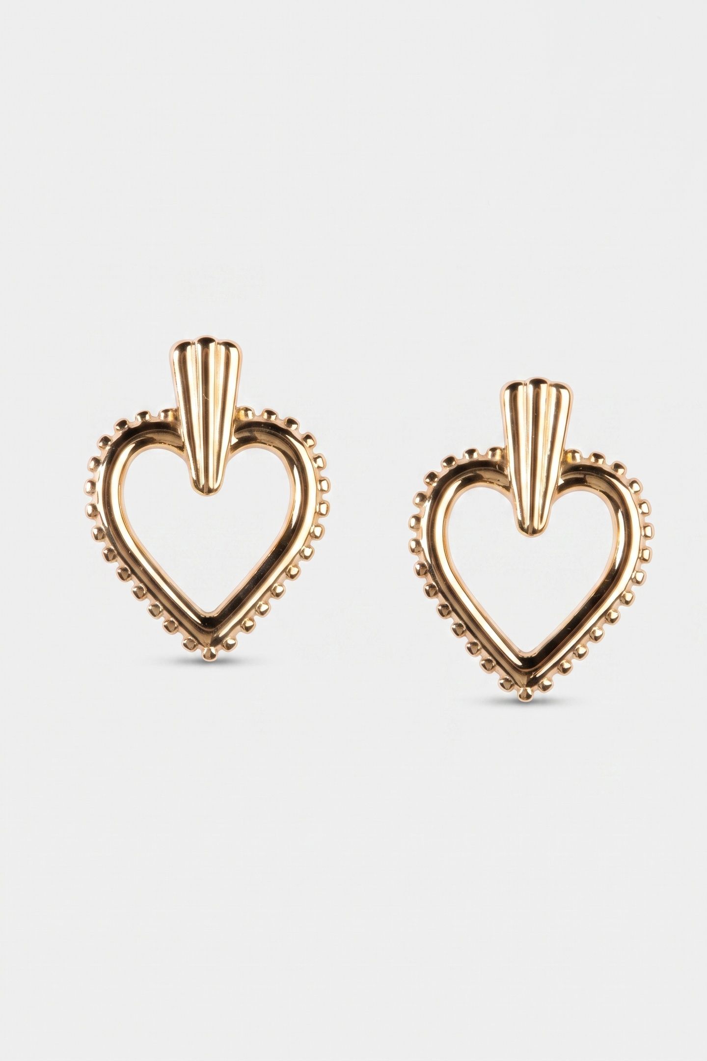 DARLING HEART OHRRINGE GOLD 3