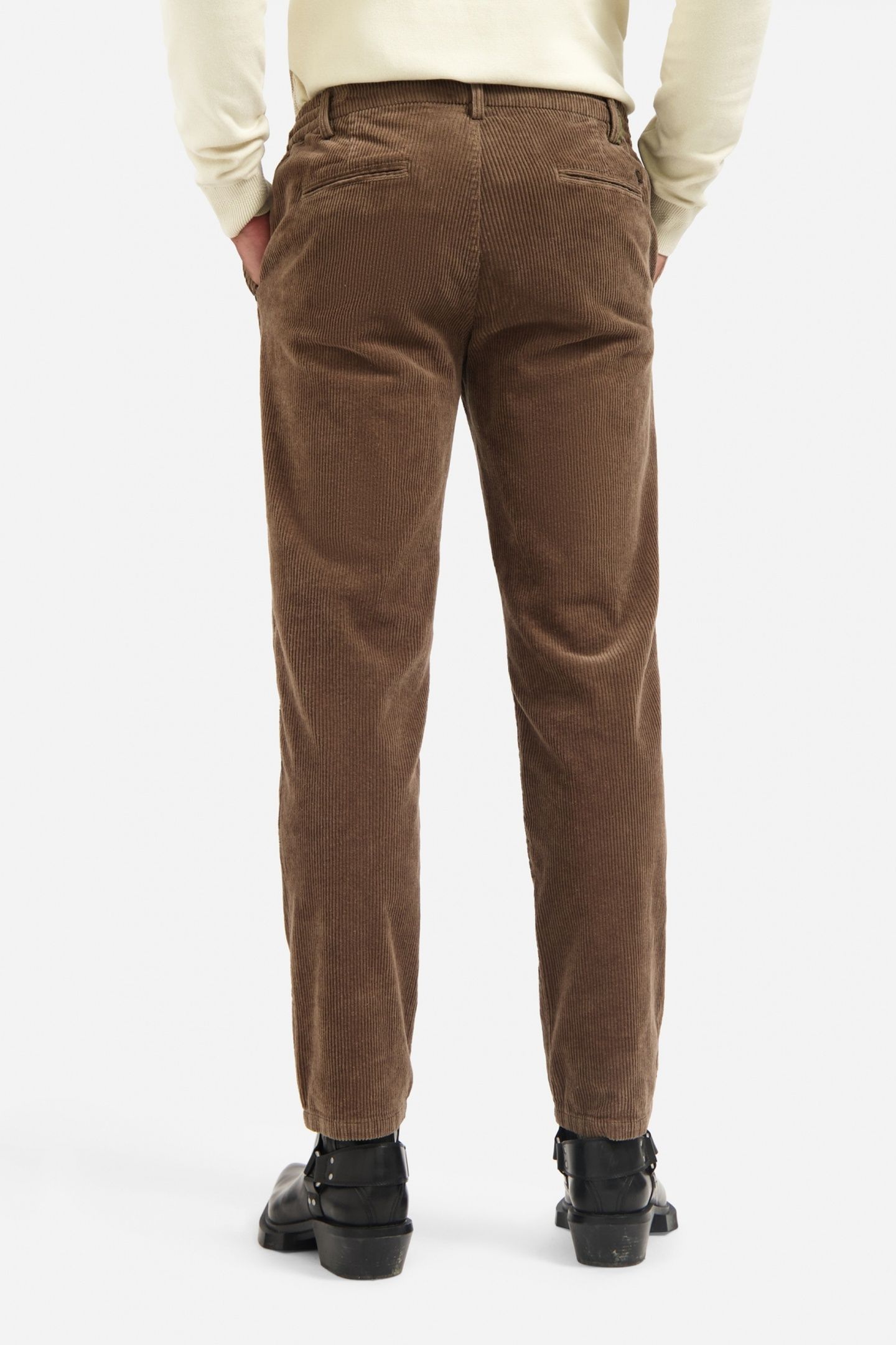 PANTS CHINO STRETCH CORDUROY TAUPE 3
