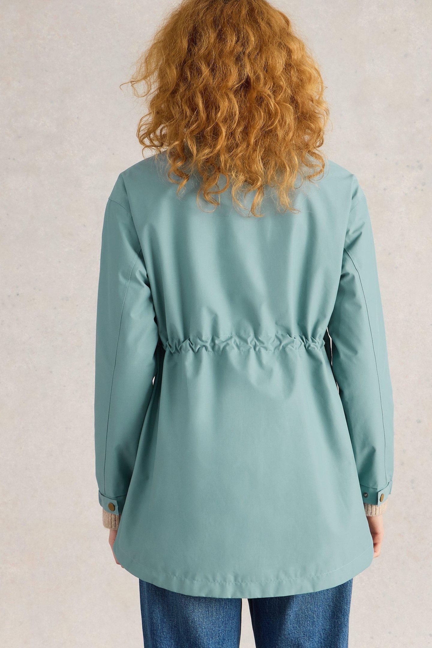 LEXI WATERPROOF COAT DUSTY BLUE 3
