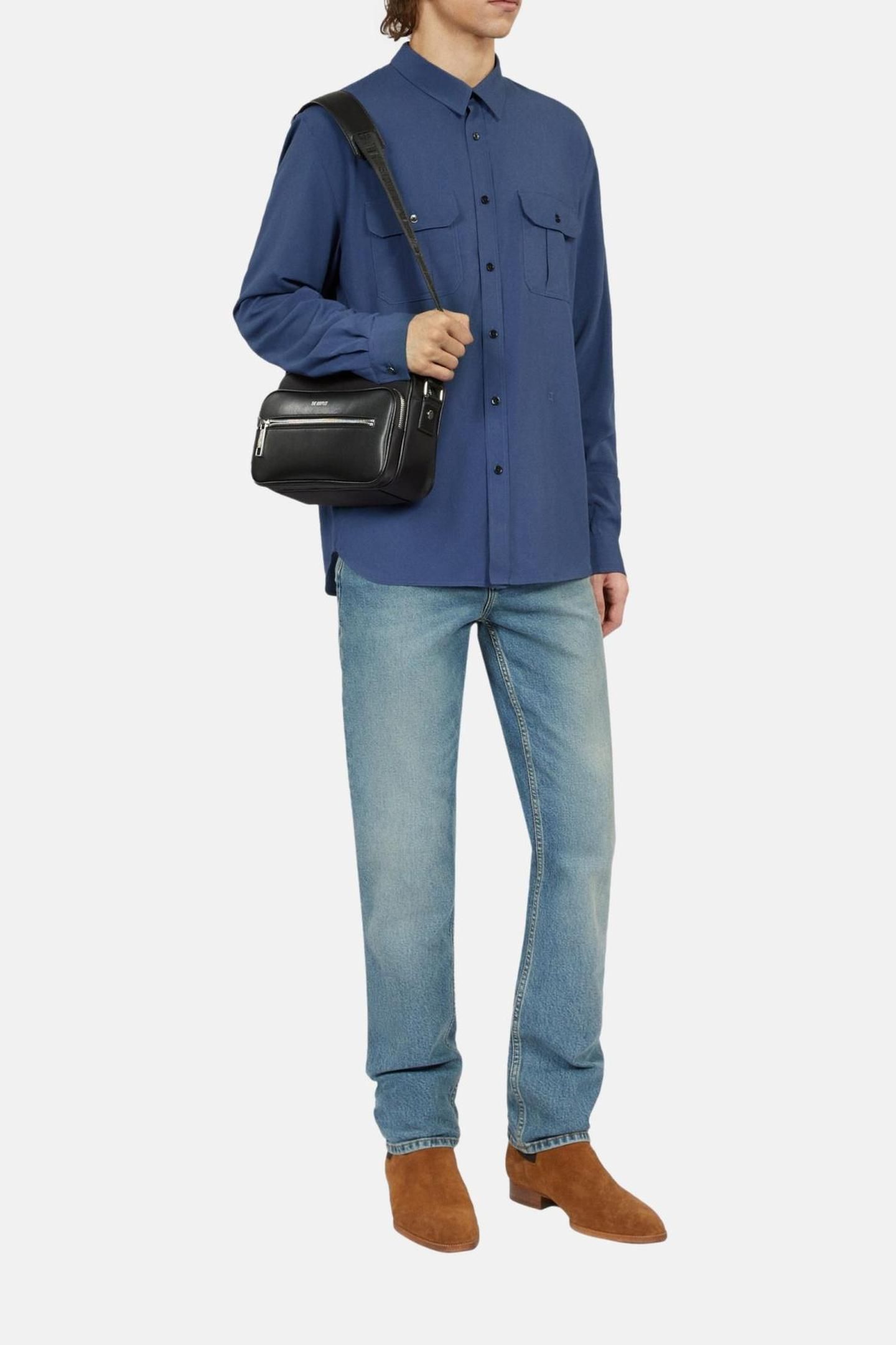 LONG-SLEEVED SHIRT MIDDLE NAVY 3
